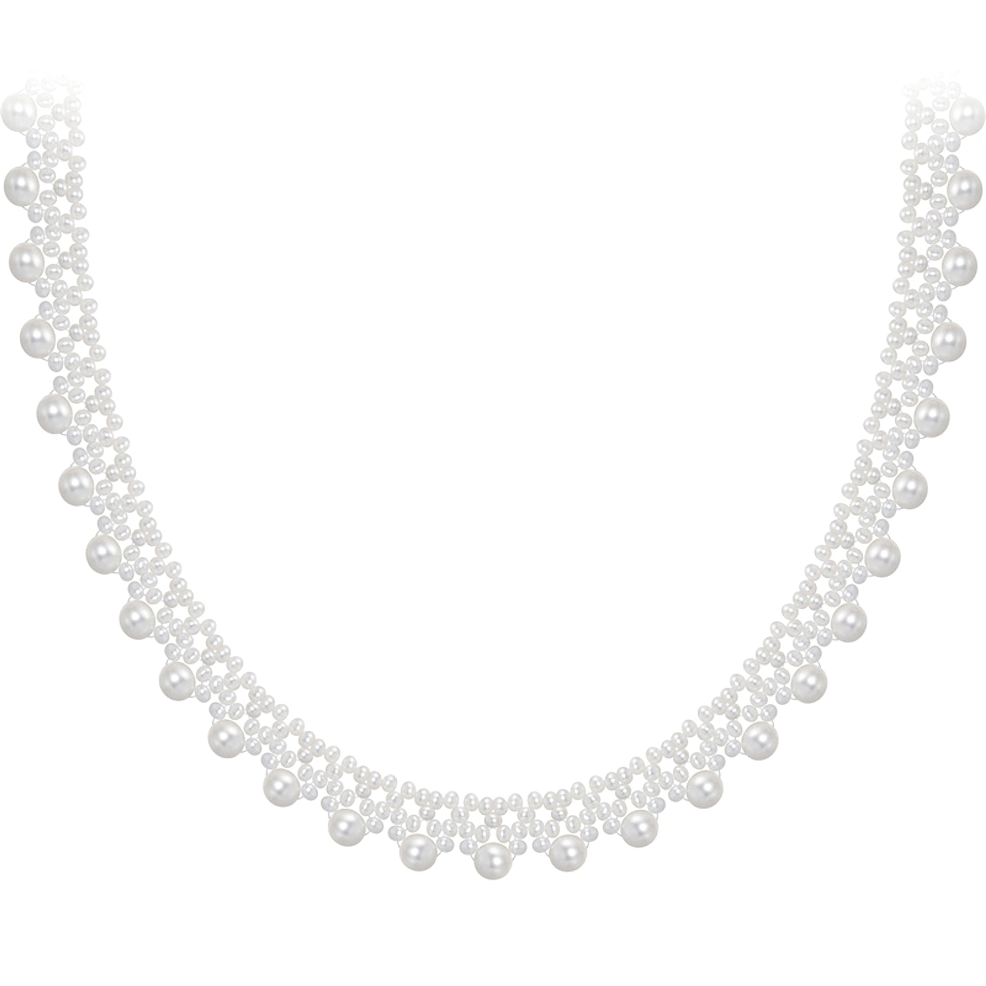 LuxeJewels™ – South Sea Pearl Necklace with 18K Gold Accent - enhanced image 5