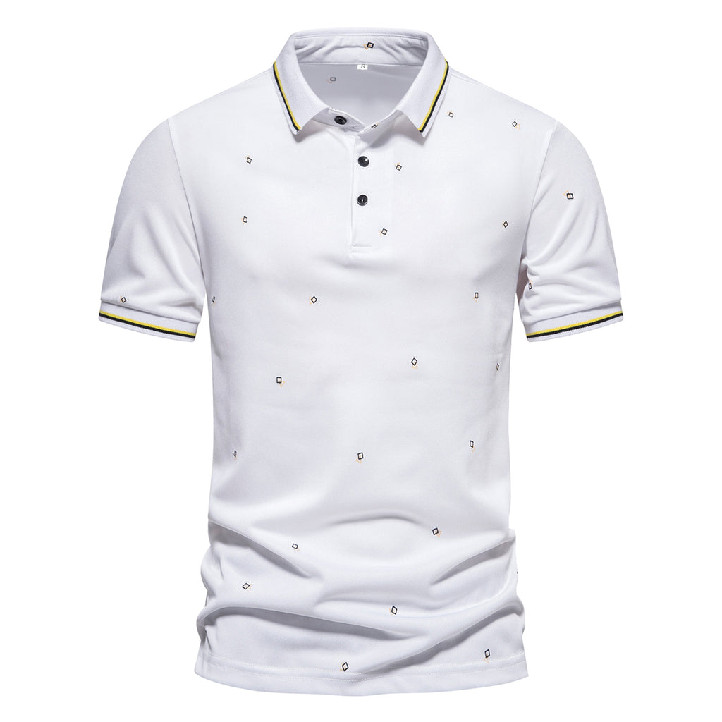 Lapel Short-sleeved T-shirt Men's Summer New Breathable Polo Shirt - enhanced image 5
