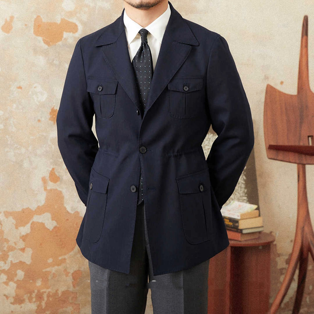 LinoClassico™ – Italian Retro Linen-Blend Jacket - enhanced image 5