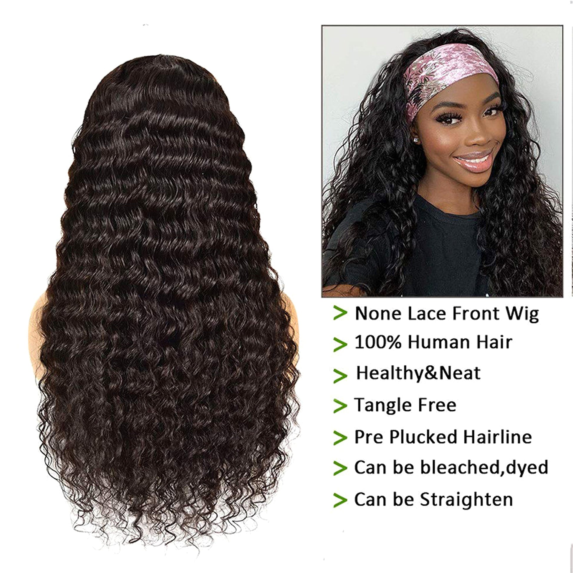 LuxeFlow Hair Natural Color Full Real Hair Wig Cover - enhanced image 5