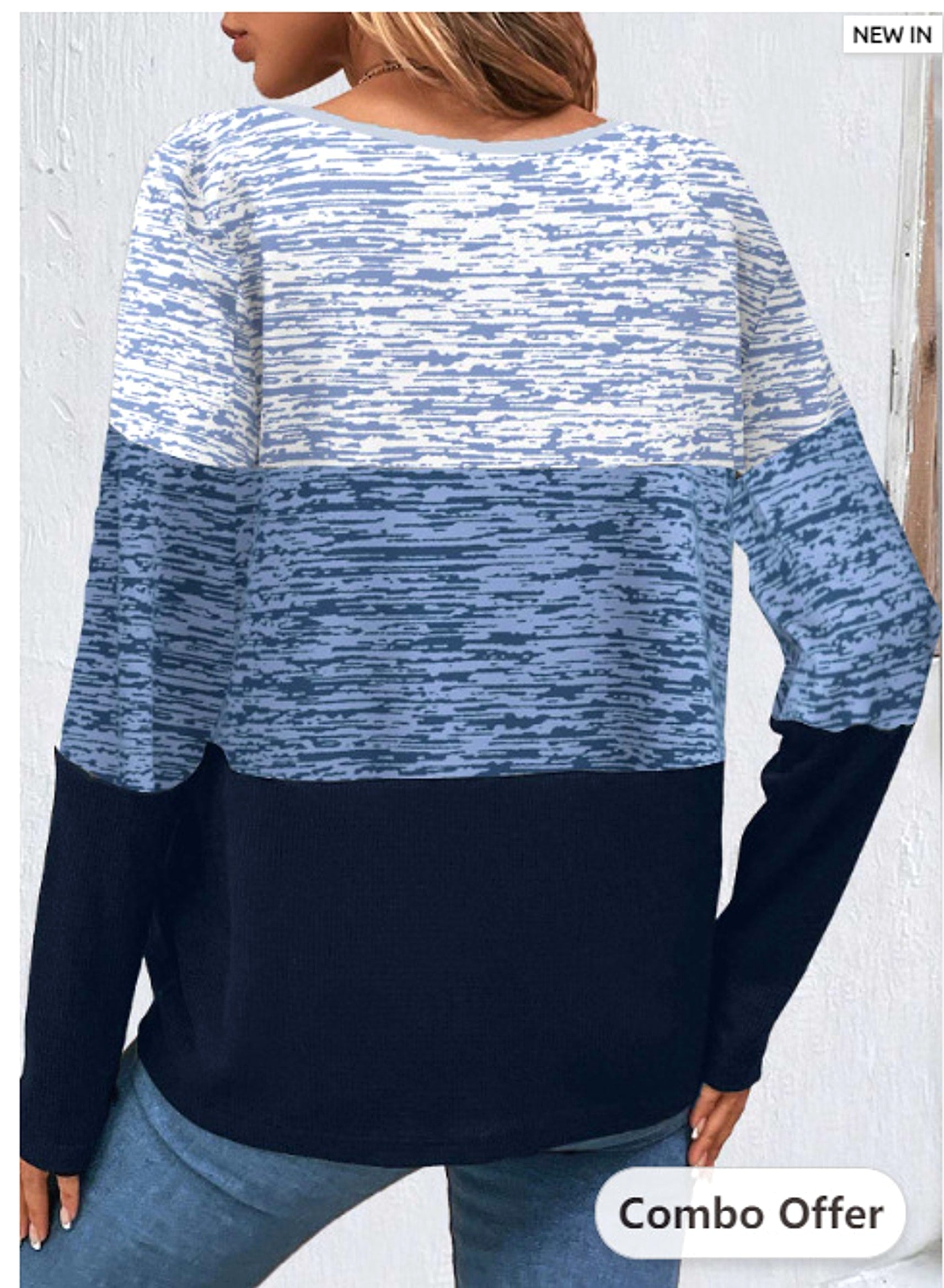 Long Sleeve T-shirt Women Button - enhanced image 5