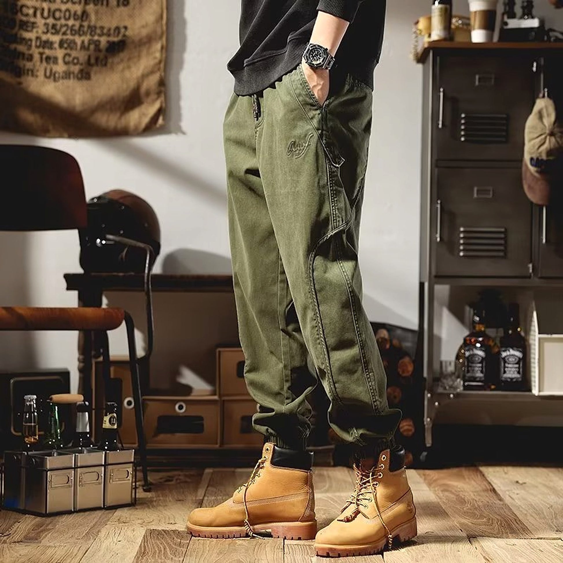 Loose Graceful Casual Pants Men - enhanced image 5