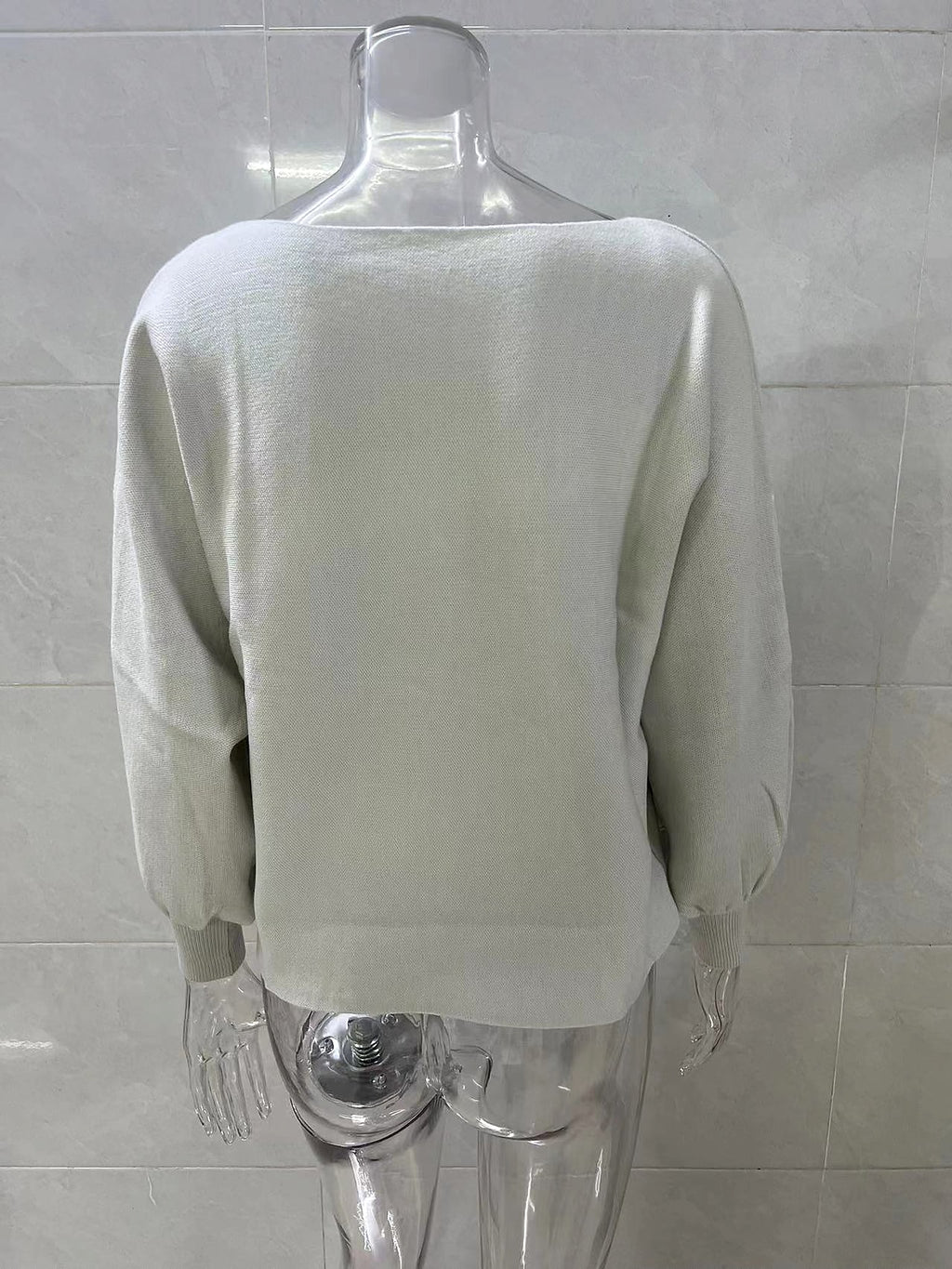 Loose Pullover Knitting Sweater Women - enhanced image 5