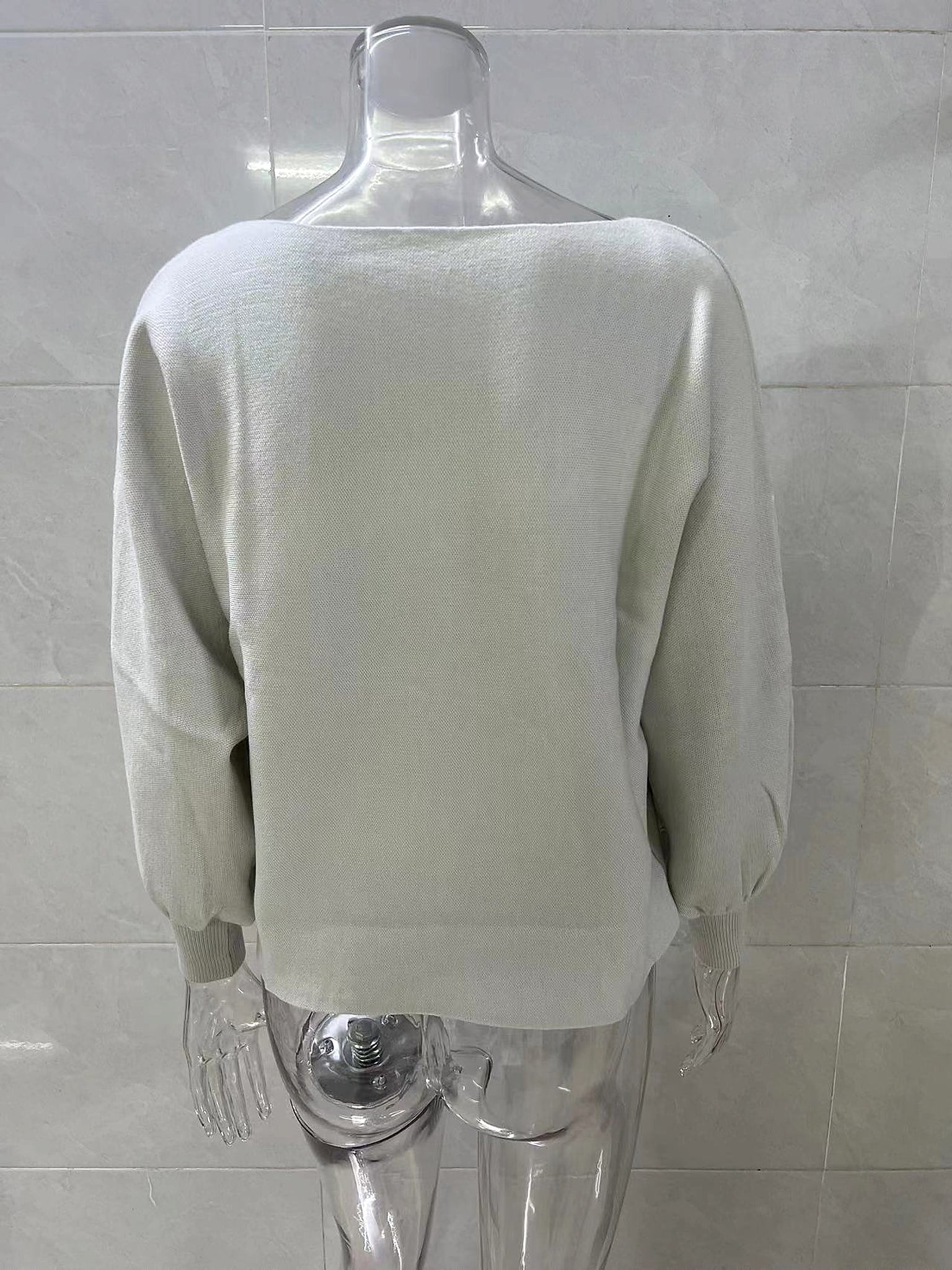 Loose Pullover Knitting Sweater Women - enhanced image 5