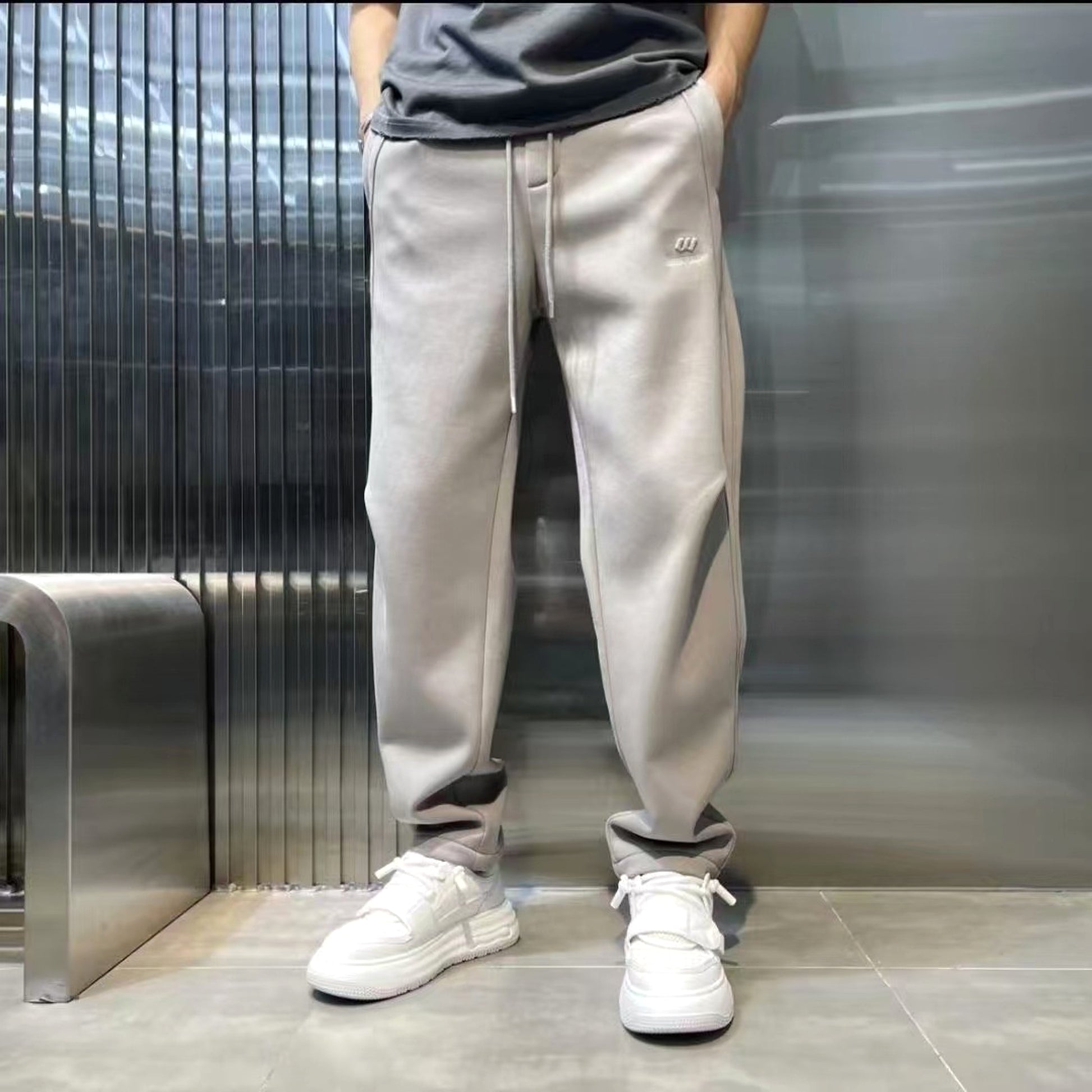 Loose Straight Track Sweatpants Casual Long Pants Men - enhanced image 5