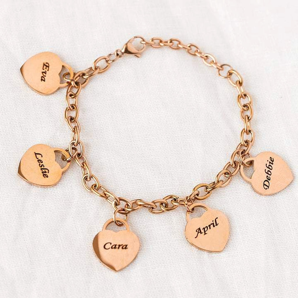 Love Engraved Bracelet Stainless Steel DIY - enhanced image 5