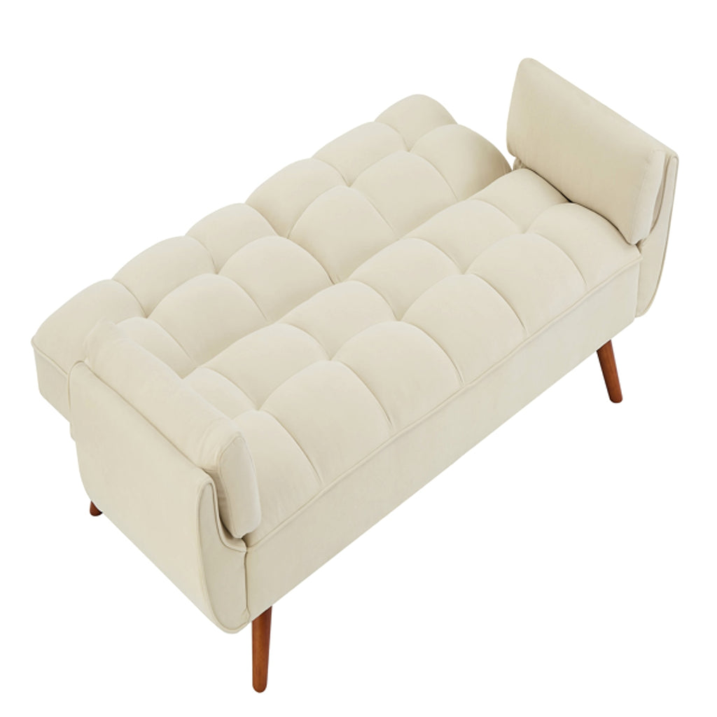 LuneluX – Adjustable Linen Sofa Chair (Beige) - enhanced image 5