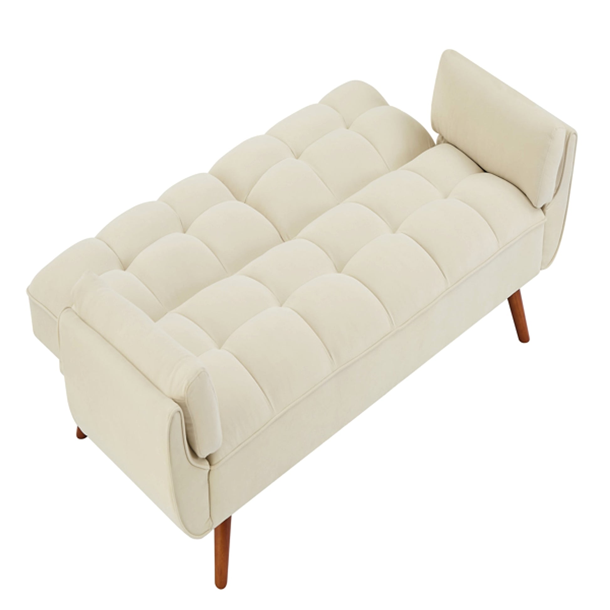 LuneluX – Adjustable Linen Sofa Chair (Beige) - enhanced image 5