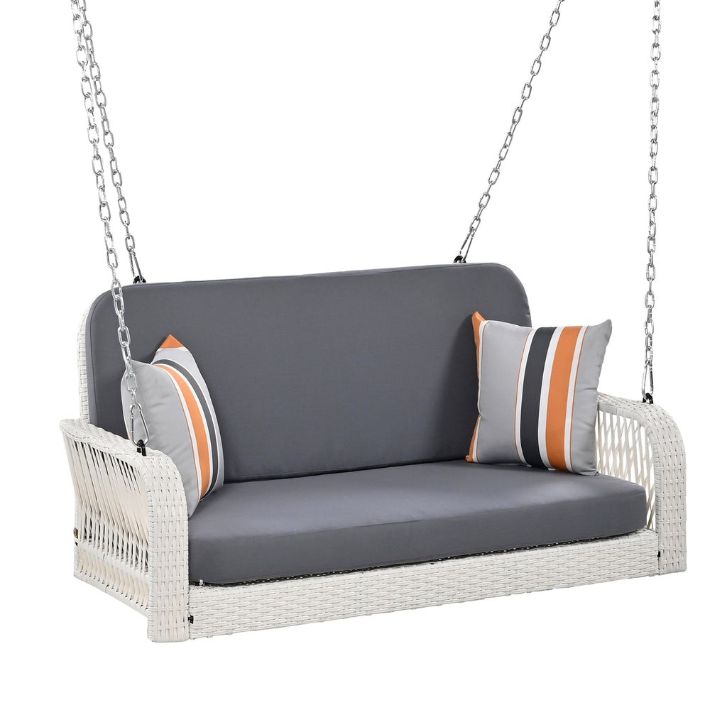 LuneluX – GO² Swing | Gartenlounge - Hängebank für 2 Personen (Grey-White) - enhanced image 5