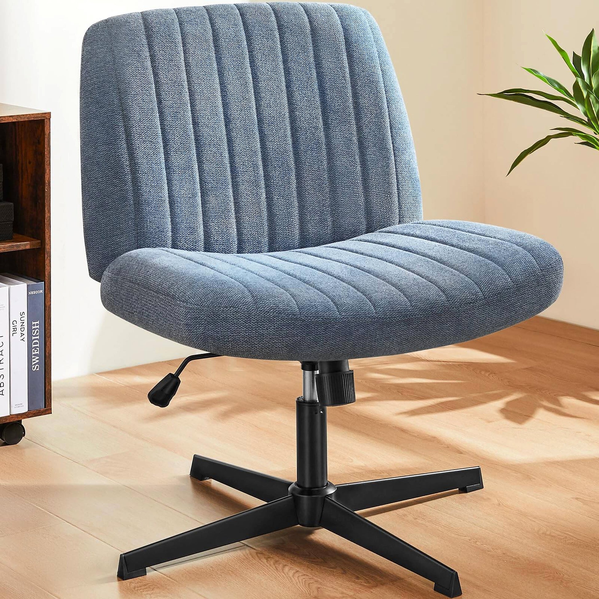 LuneluX_Home – Crossover Armless Swivel Chair - enhanced image 5
