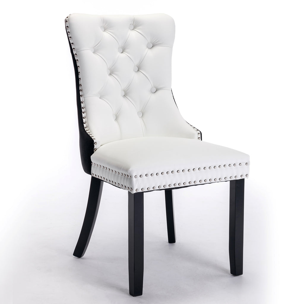 LuneluX_Home – Royal Banquet Chairs (Tufted Velvet, 2 pcs) - enhanced image 5