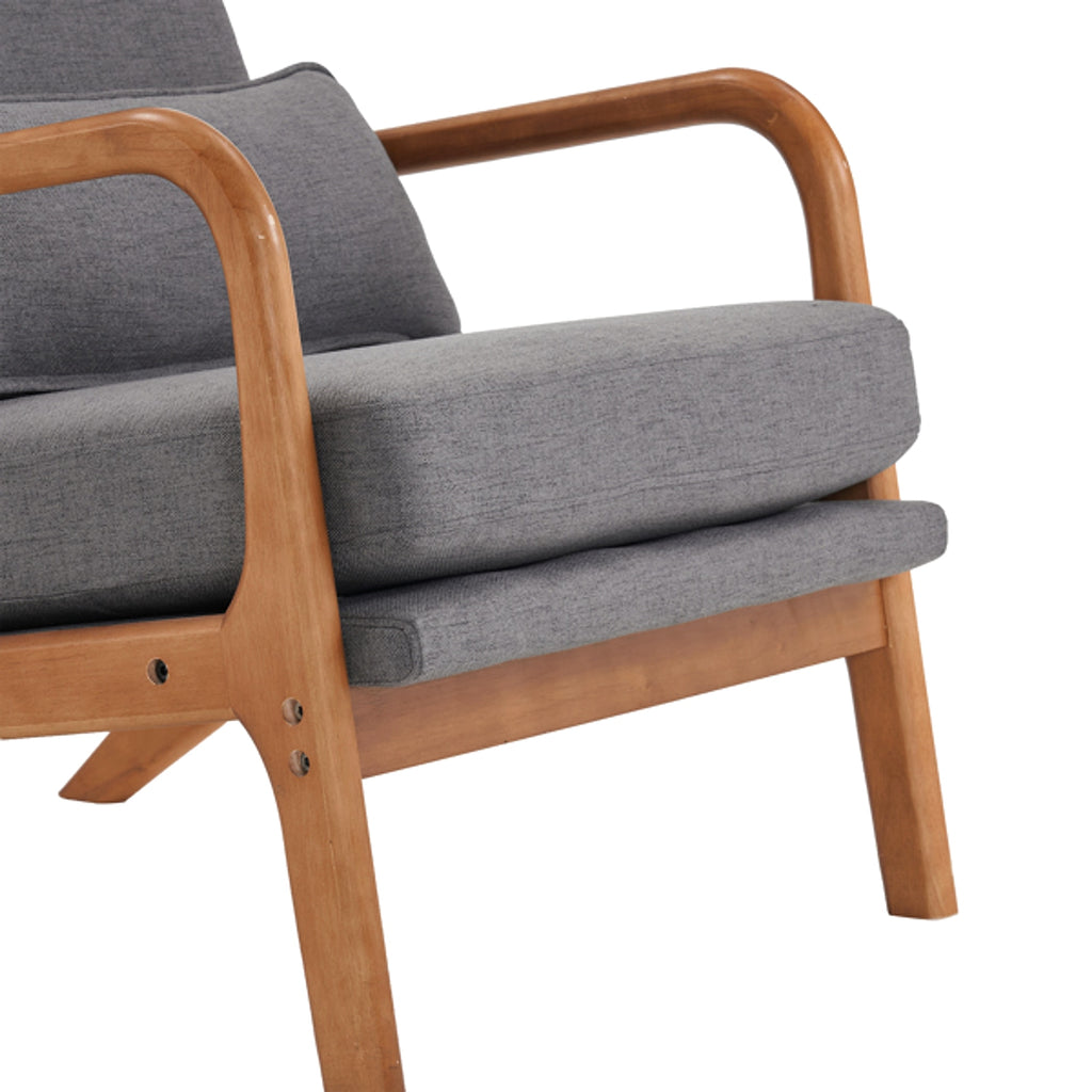LuneluX_Home – Scandinavian Lounge Chair (Dark Gray) - enhanced image 5