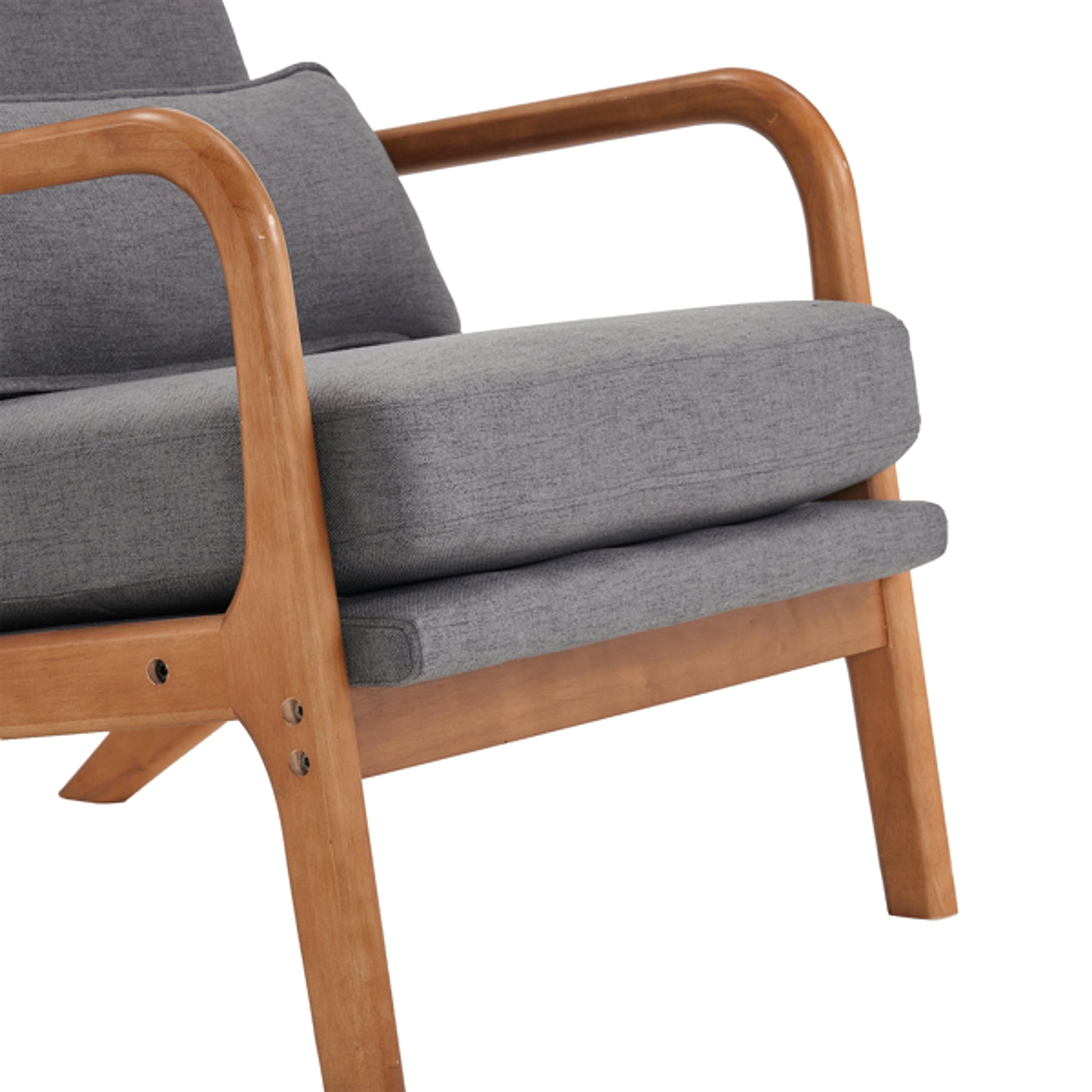 LuneluX_Home – Scandinavian Lounge Chair (Dark Gray) - enhanced image 5