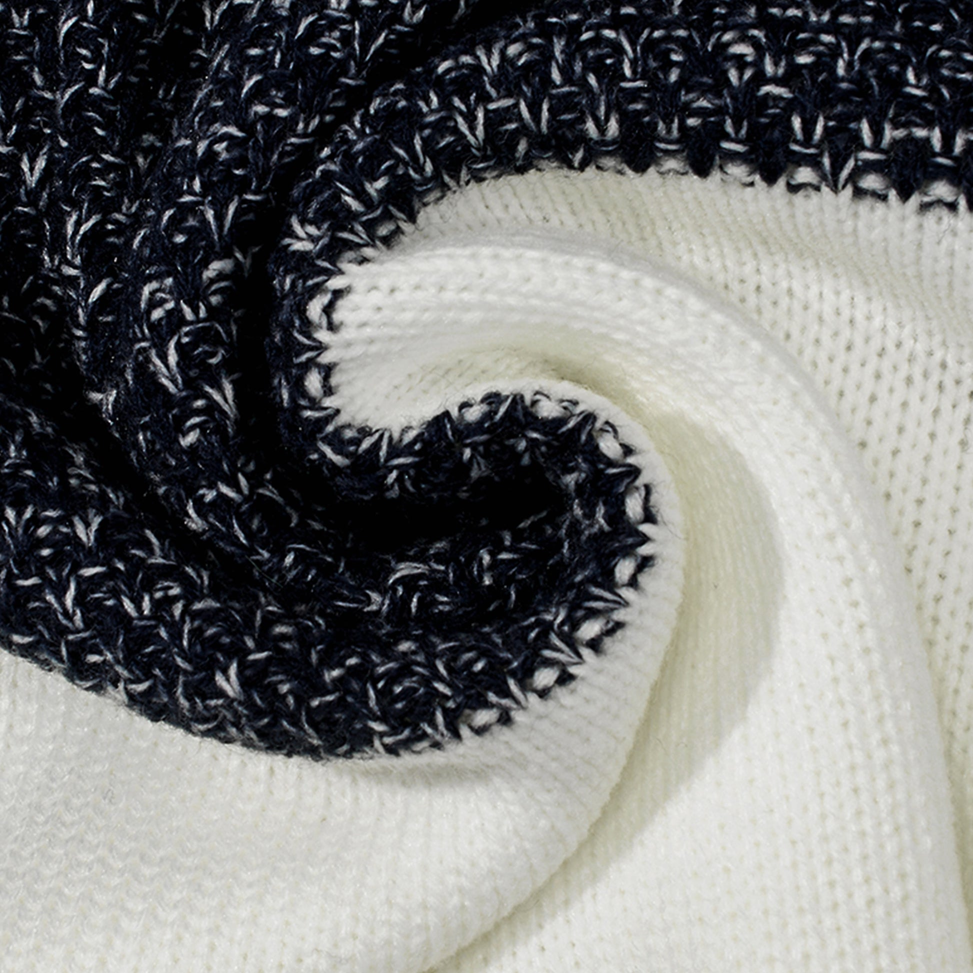 Men's Casual Color Block Long Sleeve Cable Knit Pullover Sweater - enhanced image 5