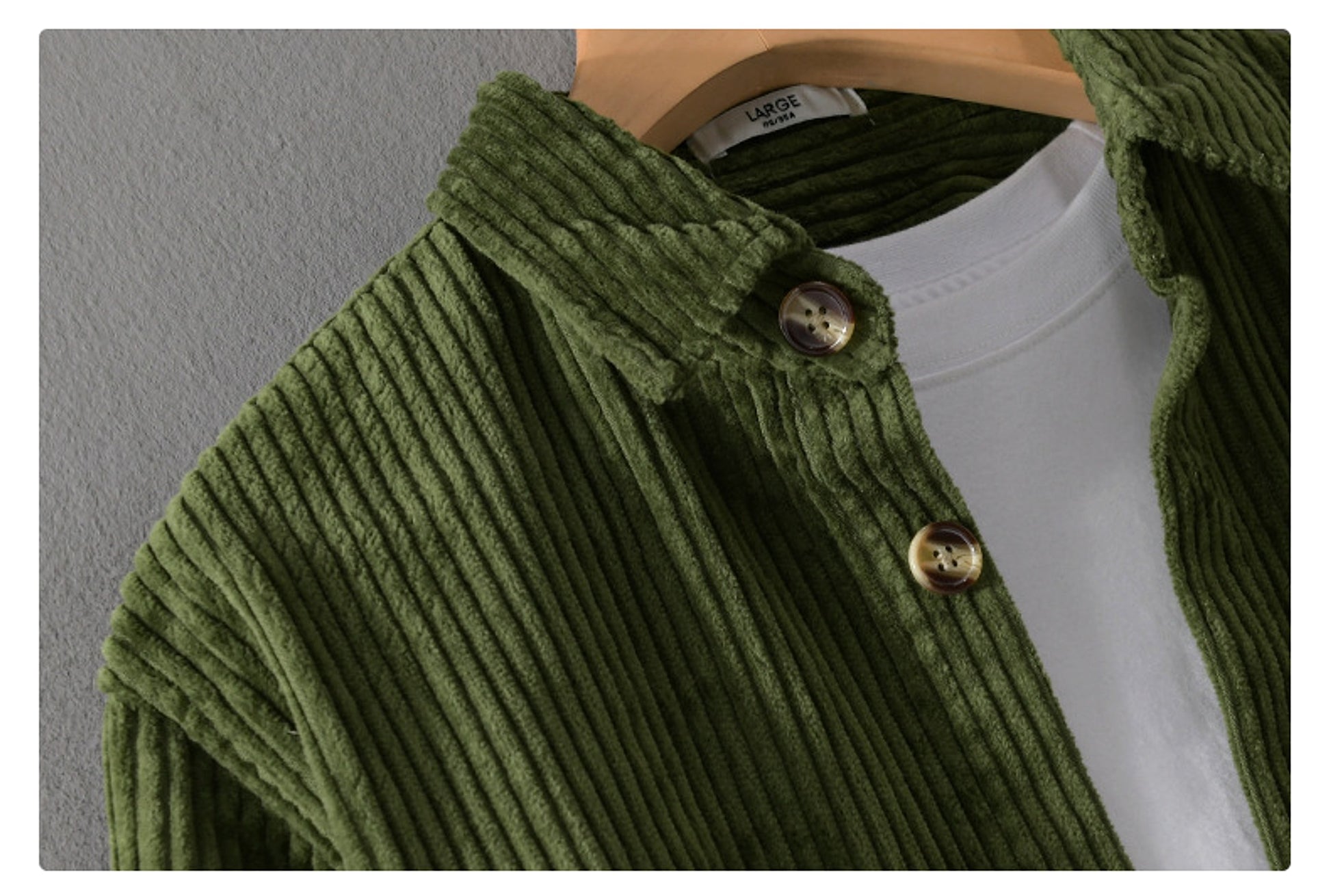 VelvEdge™ – Heavy Corduroy Overshirt Jacket - enhanced image 5