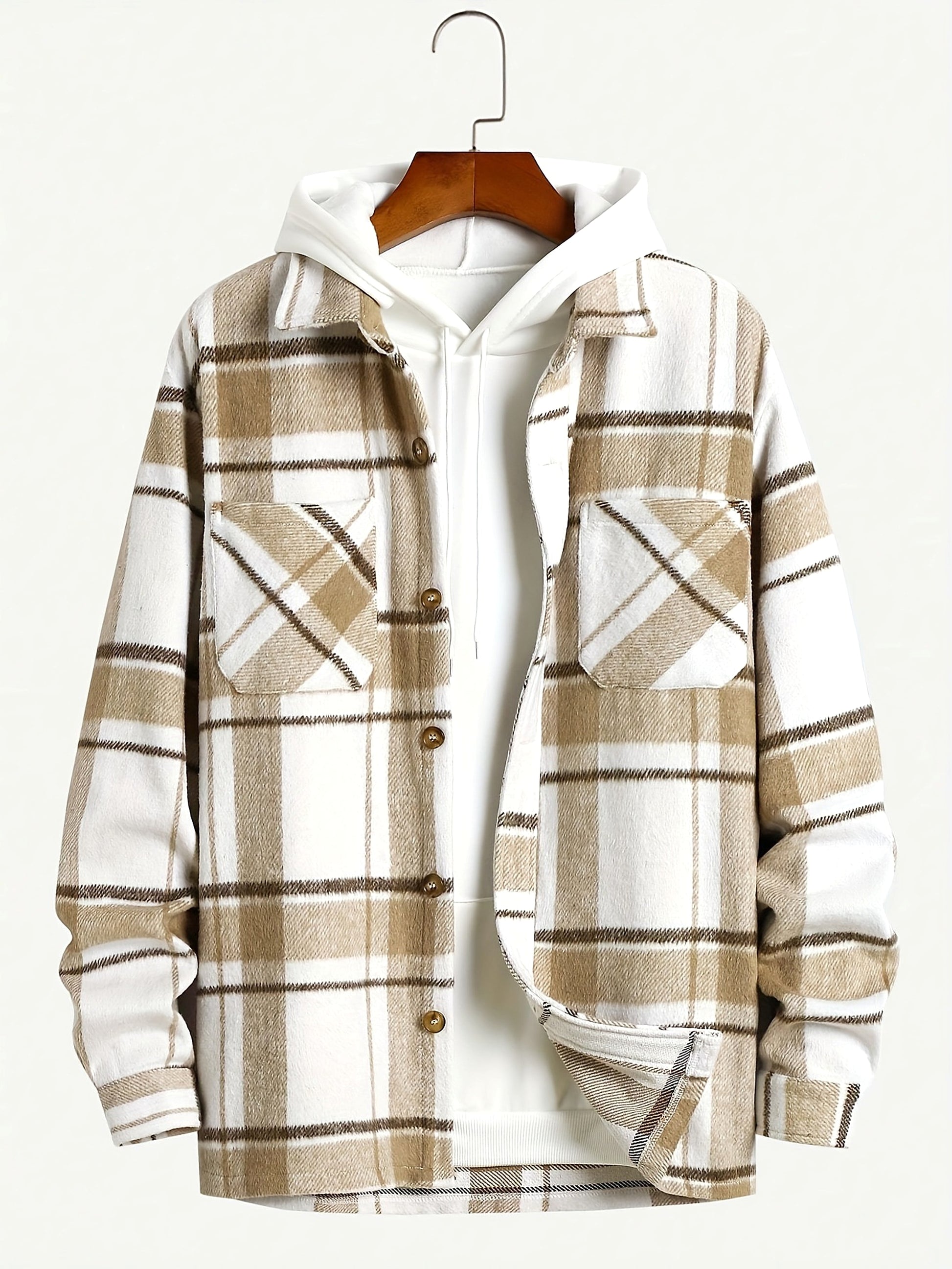 Men's Fashion Shirt Lapel Thickening - enhanced image 5