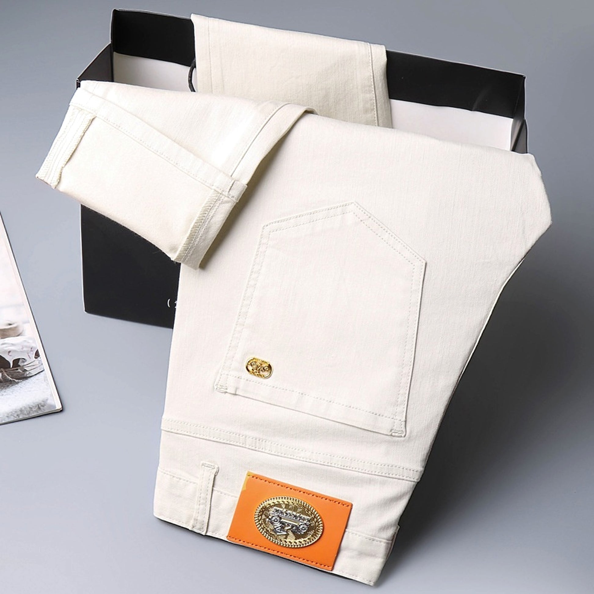 Men's Korean Style Slim-fitting Ankle-tied Youth High-end Pants - enhanced image 5