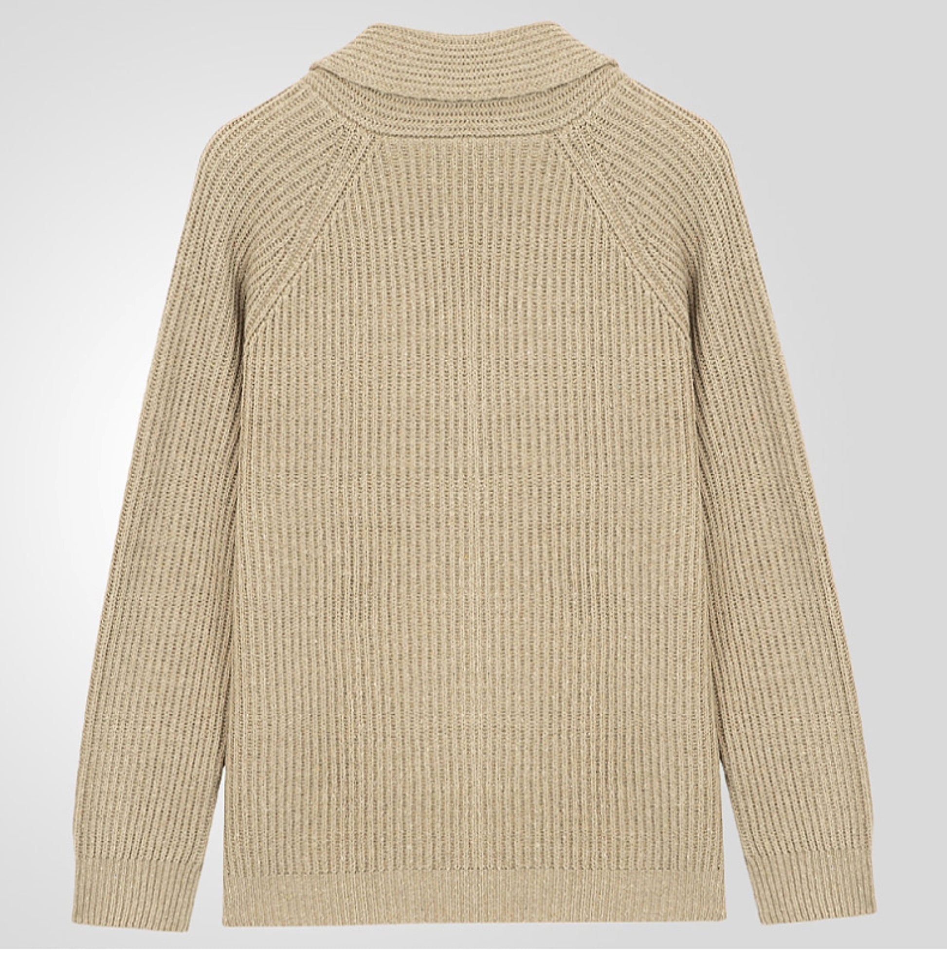 Men's Lapel Knitting Cardigan Fashion Button Sweater With Pockets Outwear Long Sleeve Top Spring Fall - enhanced image 5