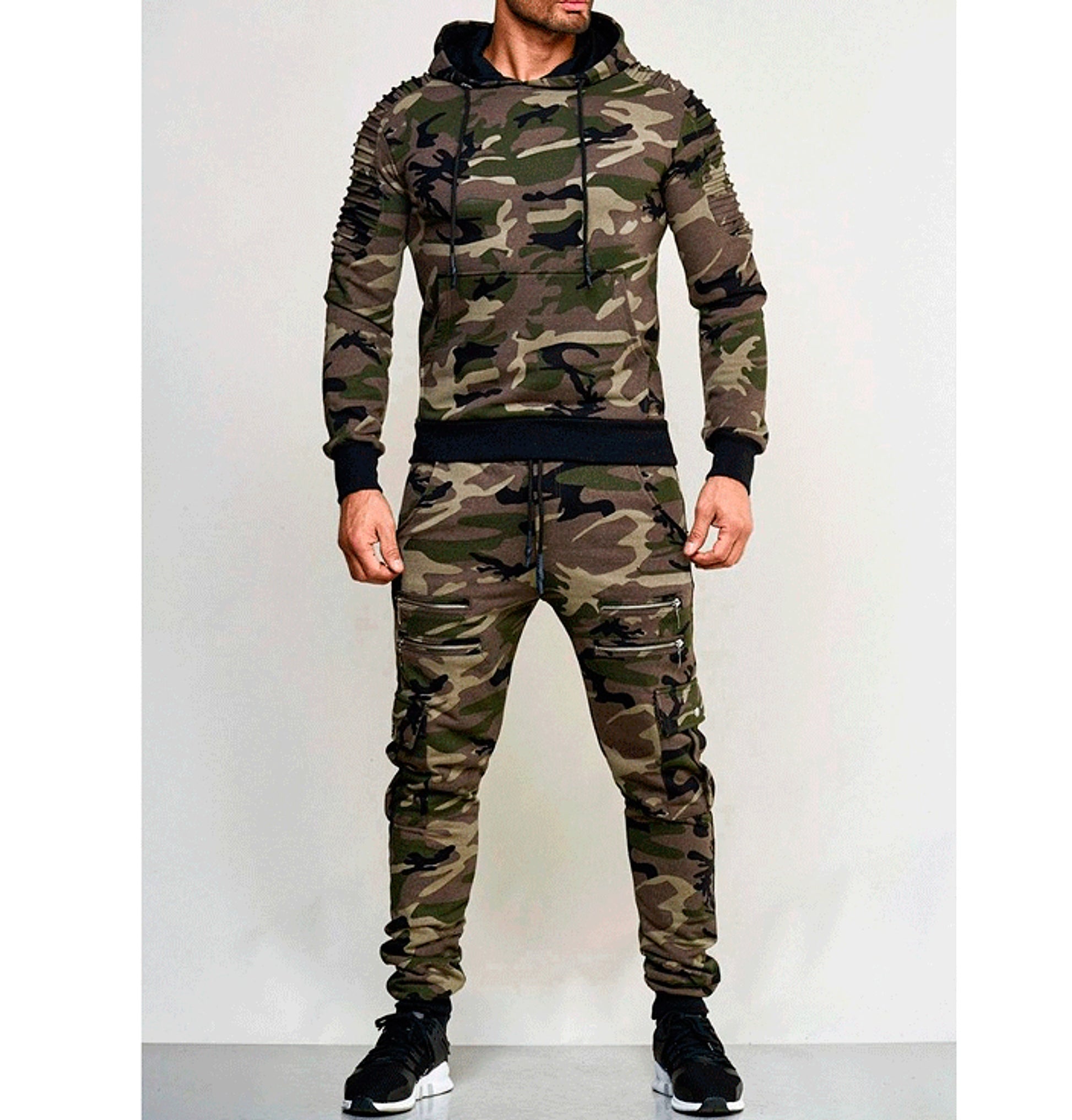 Men's Outdoor Exercise Camouflage Tracksuit - enhanced image 5