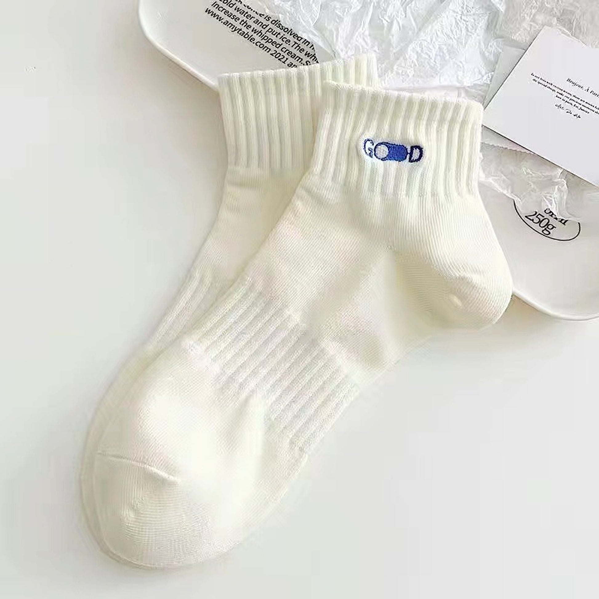 GOOD  - Men's Pure Cotton Deodorant Feetsweat Absorbing Sports Socks - enhanced image 5
