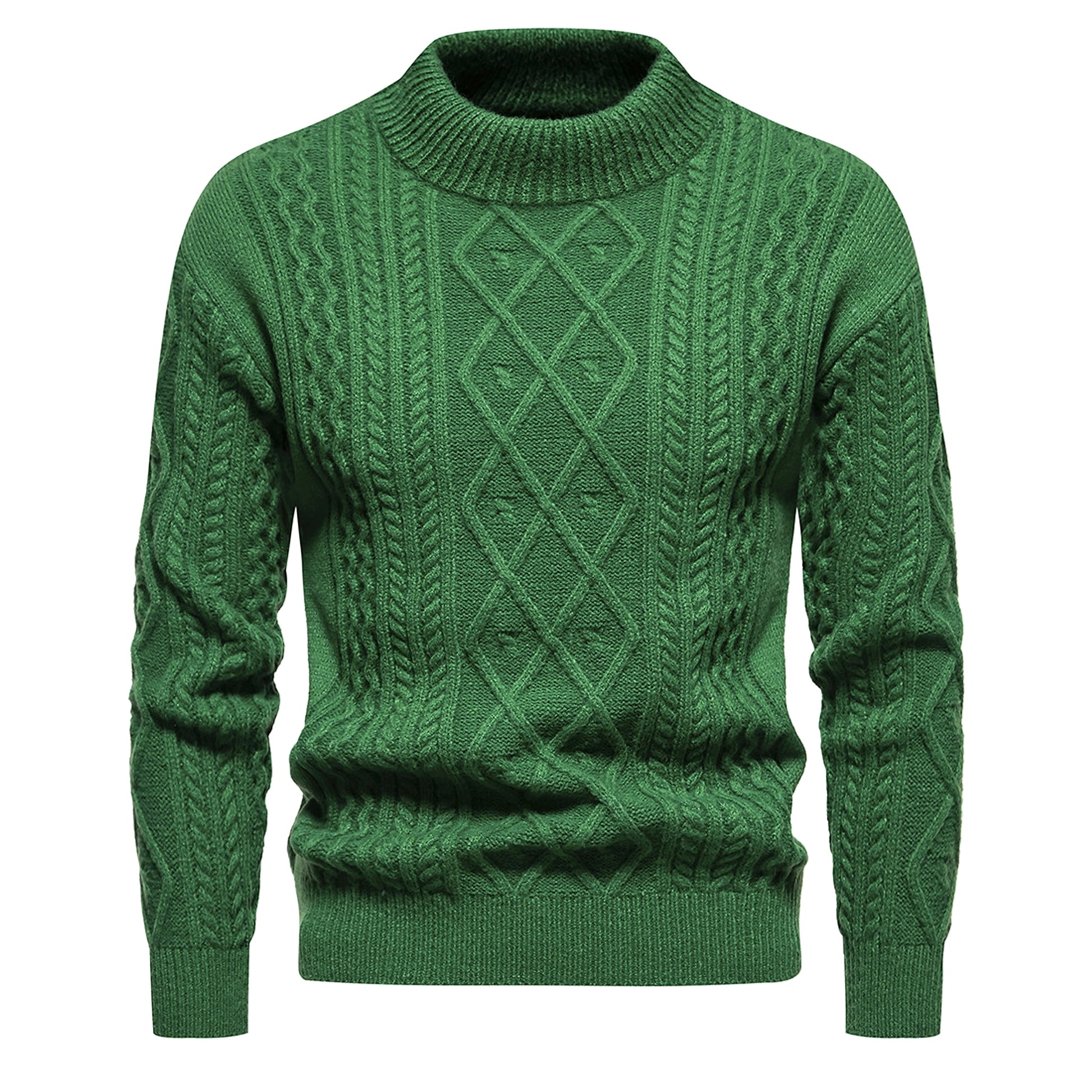 UrbanLayer™ – Solid Knit Crewneck for Men - enhanced image 5