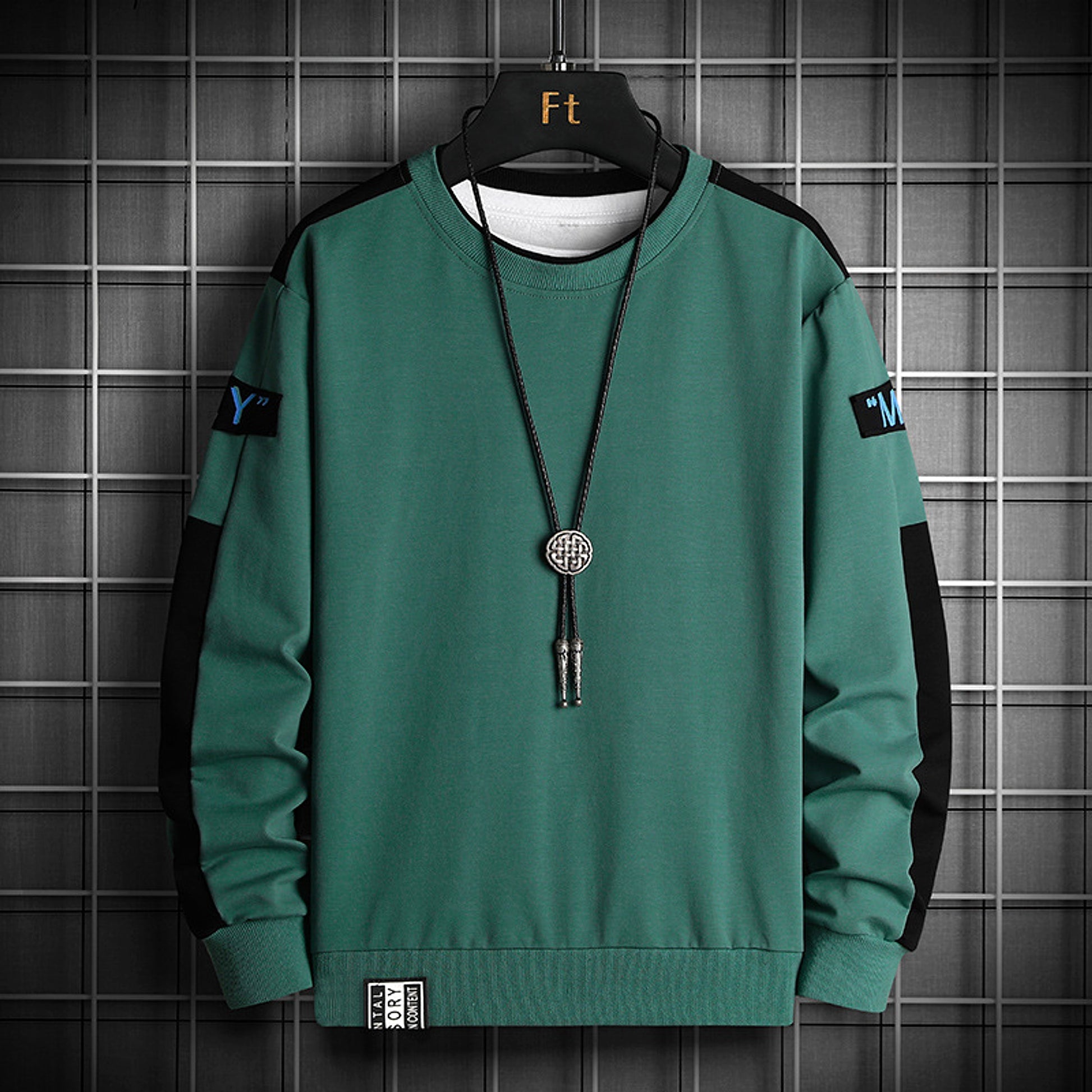 Men's Spring &amp; Autumn Casual Sports Round Neck Sweater - enhanced image 5
