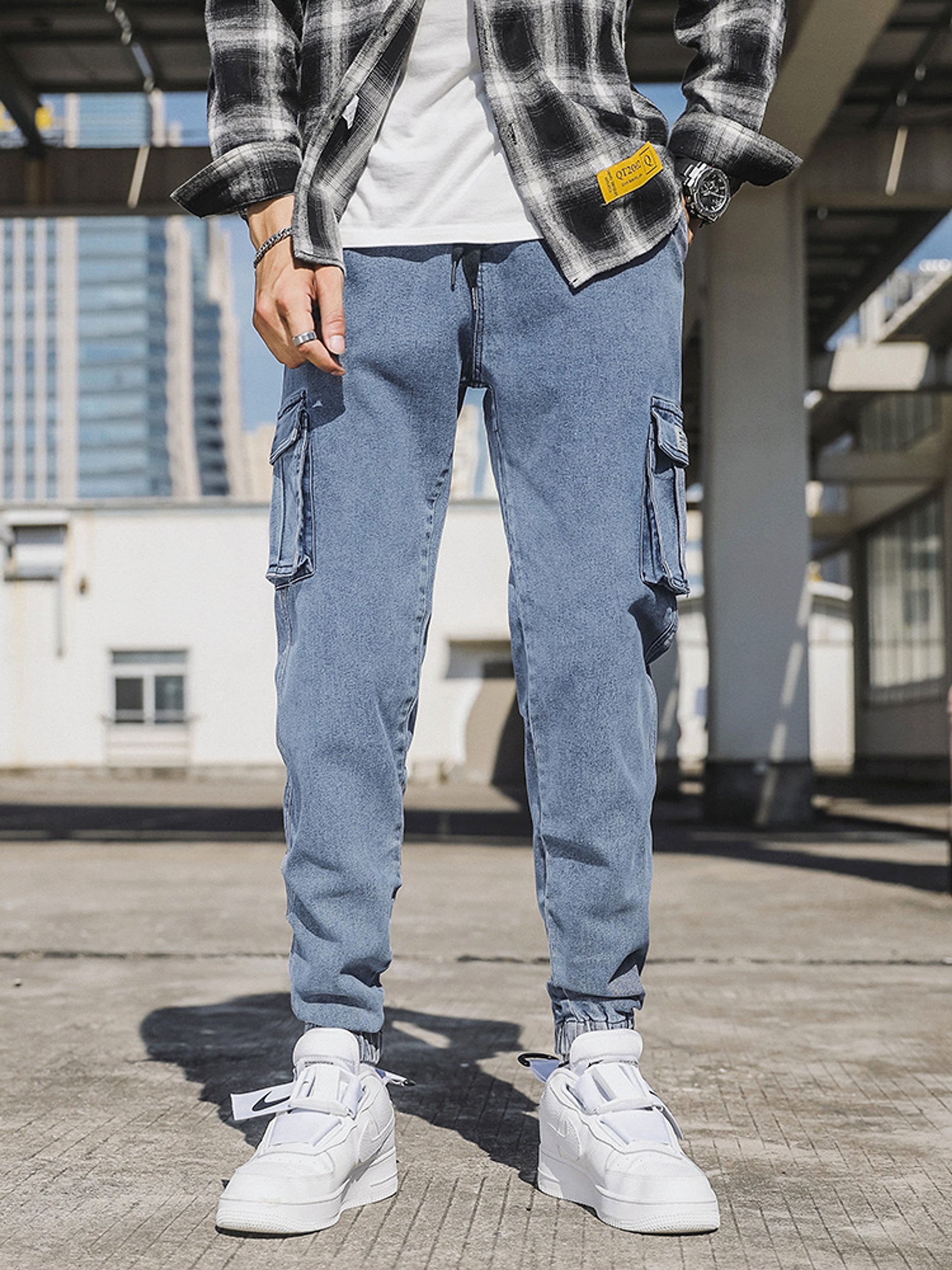 Casual Cargo Pants (Jeans) Men - enhanced image 5