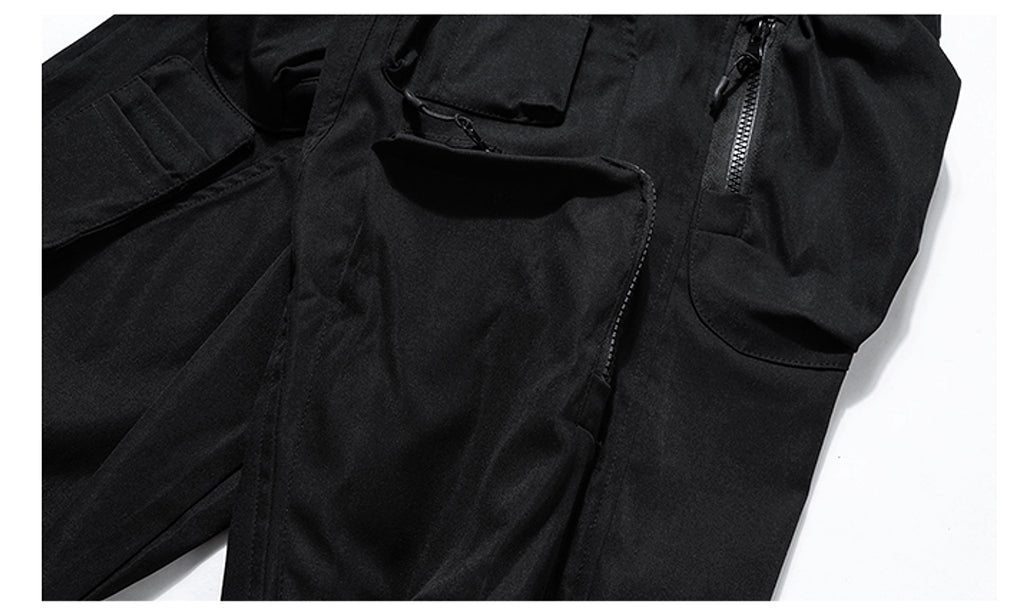 Multi-pocket Hook And Loop Chaopai Sports Casual Pants Men - enhanced image 5
