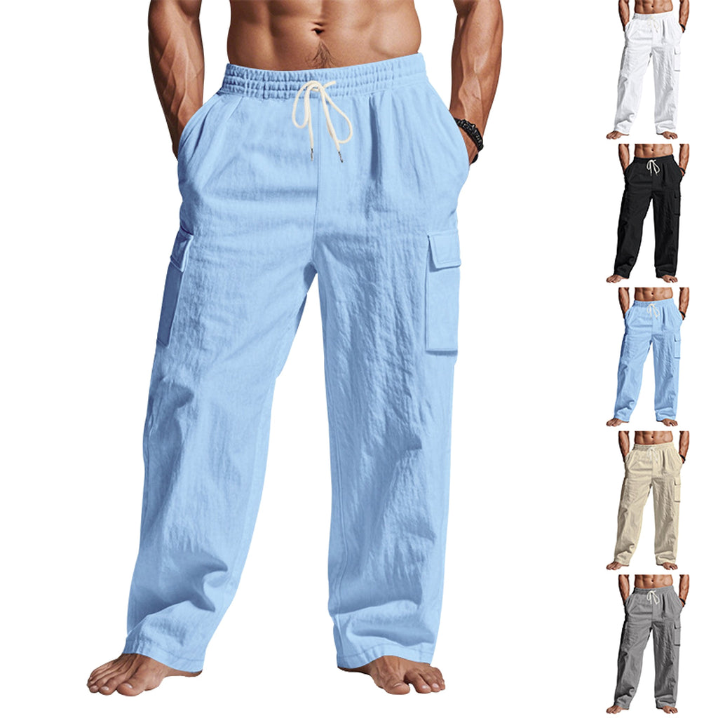 Multi-pocket Loose Casual Trend Wide-leg Pants - enhanced image 5