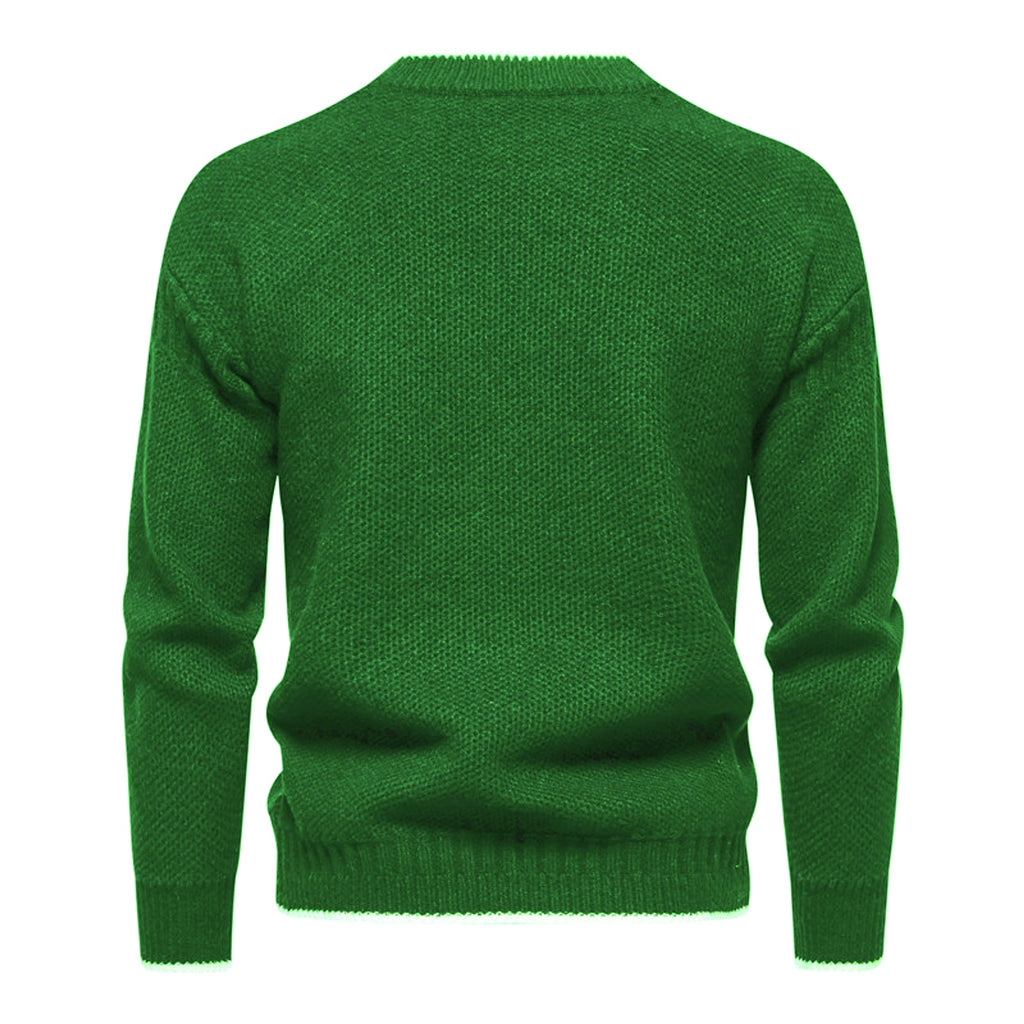 N - Profit - Trendy Leisure Warm Knitted Bottoming Youth Sweater Men - enhanced image 5