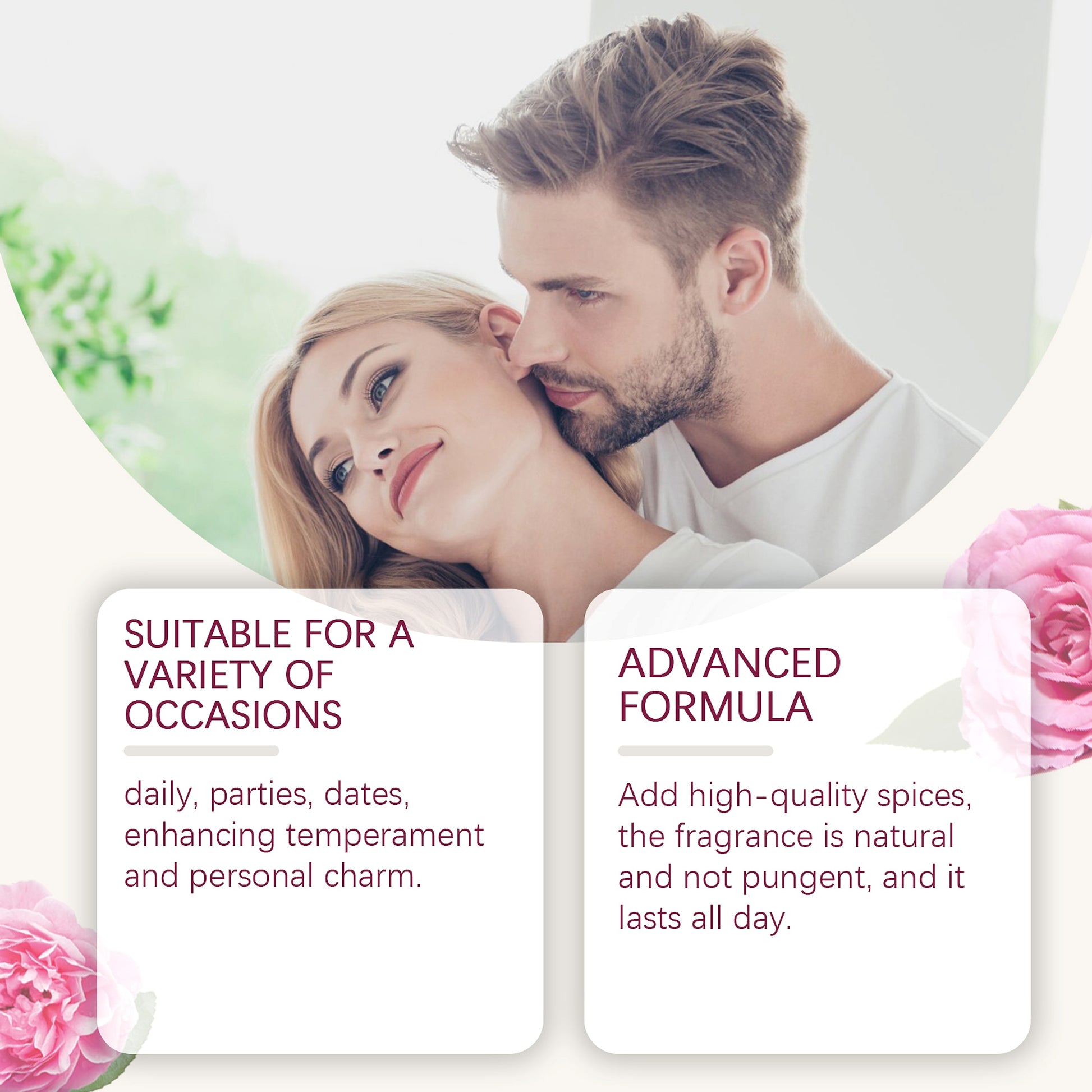 Natural Long Lasting Fragrance Elegant Back-of-ear Wrist Daily Niche Couple Dating Perfume - enhanced image 5
