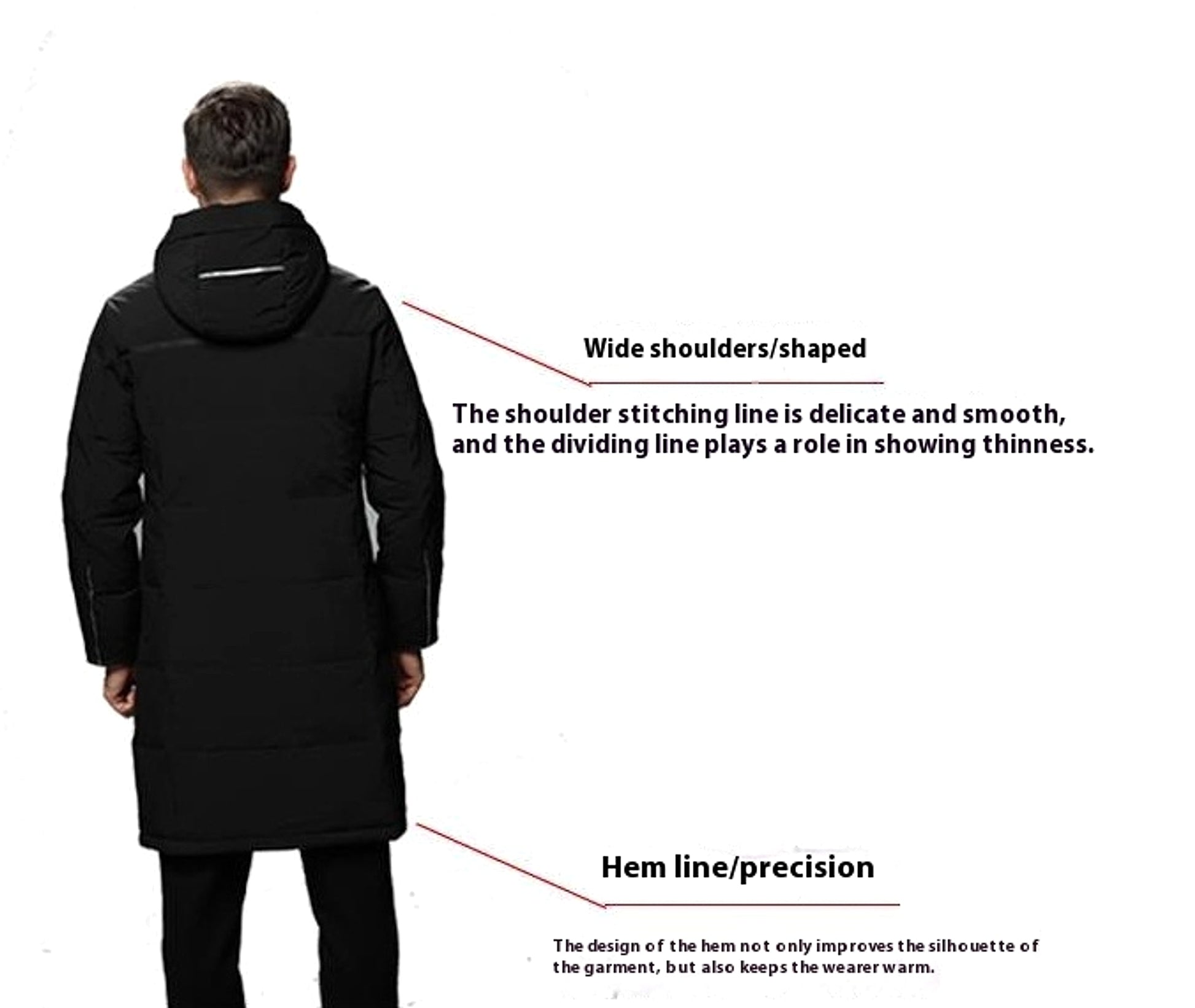 New Down Jacket Men's Mid-length - enhanced image 5