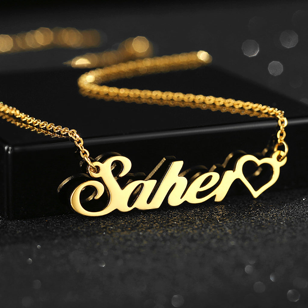One Piece Make DIY Stainless Steel English Letter Pendant Clavicle Chain - enhanced image 5