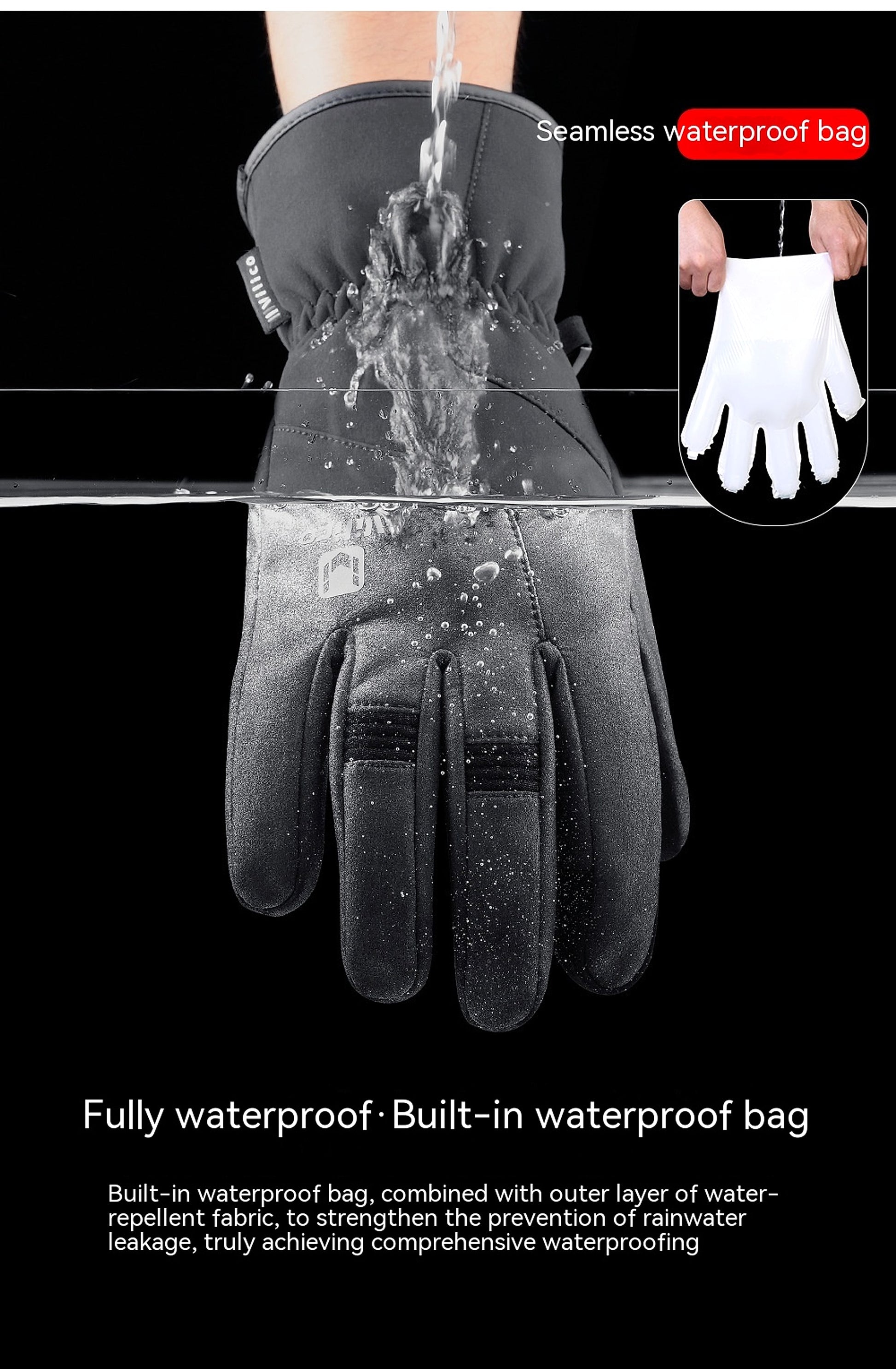 Outdoor Winter Warm Gloves Waterproof Windproof Touch Screen - enhanced image 5