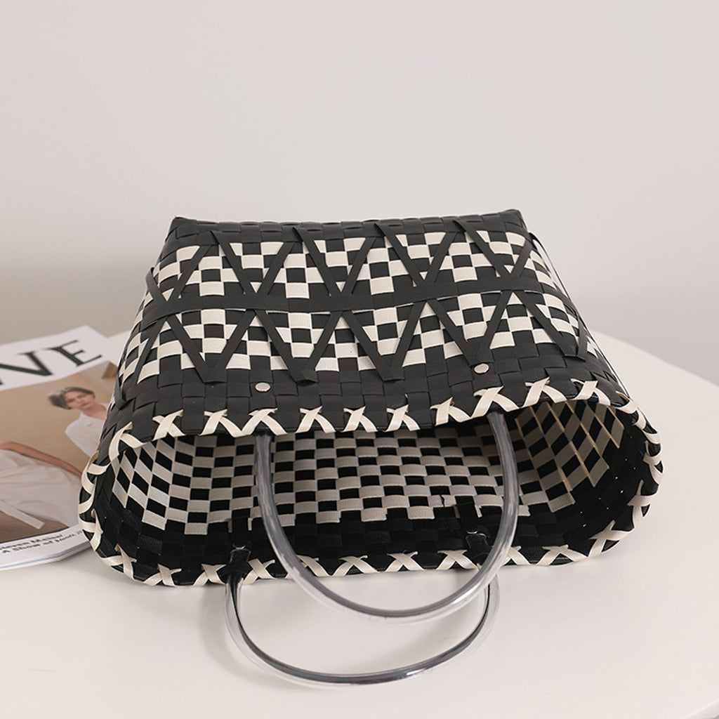 PandaWeave™ Handbag – Natural Chic Basket Edition - enhanced image 5