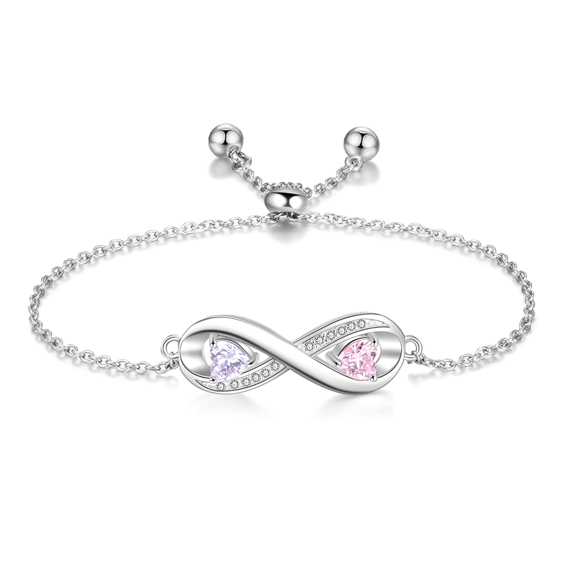 Custom Engraved Birthstone Name Bracelet – A Timeless & Meaningful Gift! - enhanced image 5