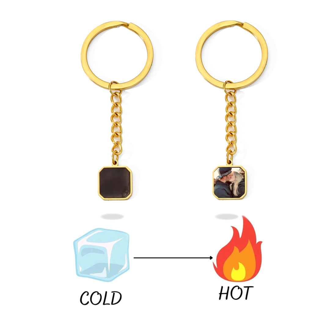 Personalized Thermal Photo Keychain – Unique & Stylish Gift - enhanced image 5