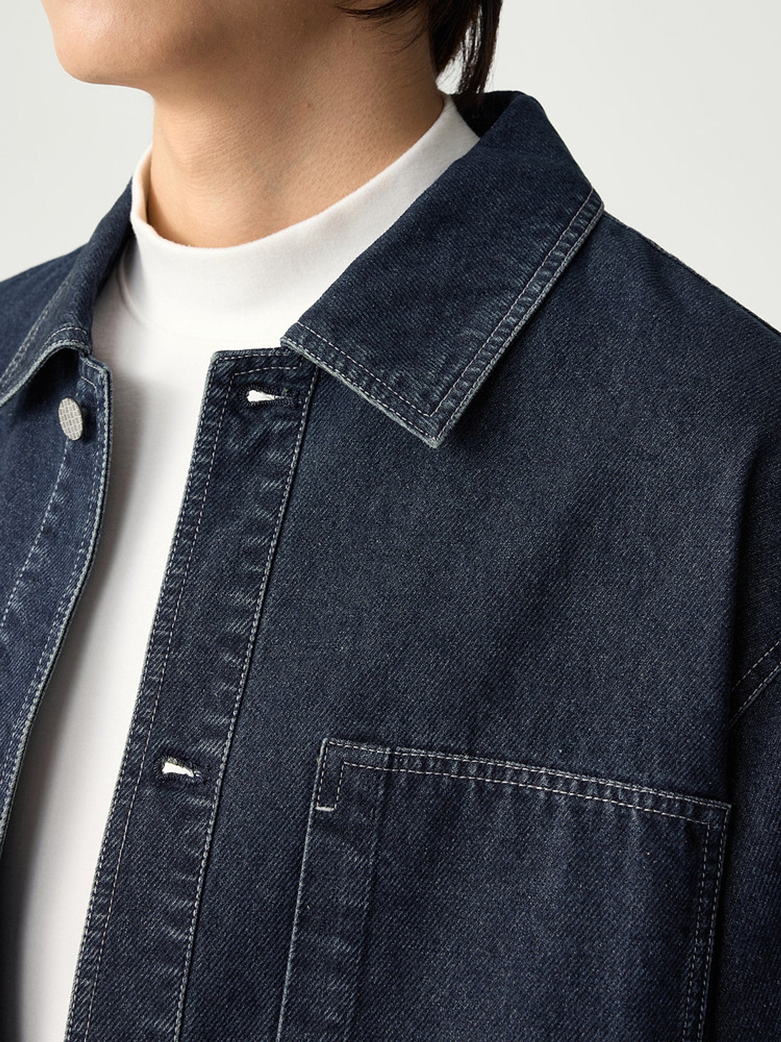 Pocket Decorative Lapel Men's Jacket - enhanced image 5
