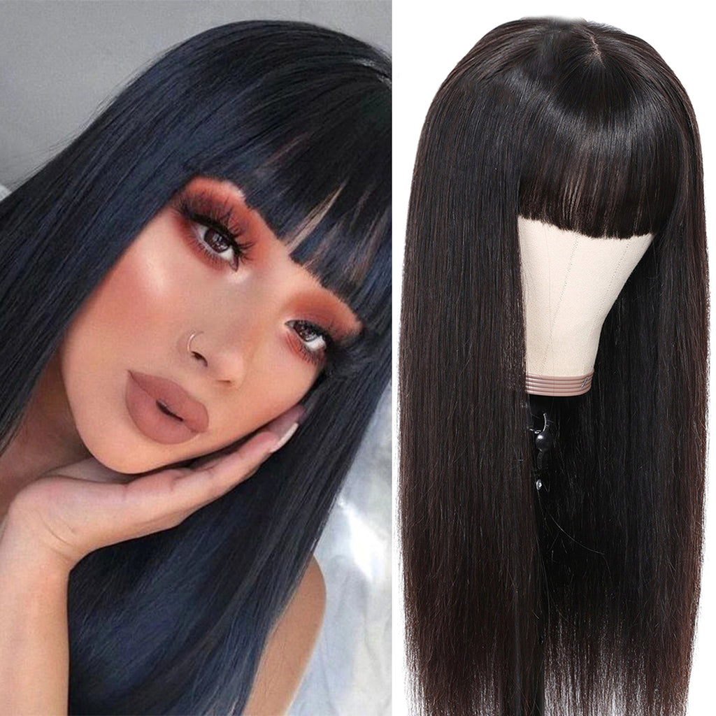 LuxeWave Headgear Upside Down Real Human Hair - enhanced image 5
