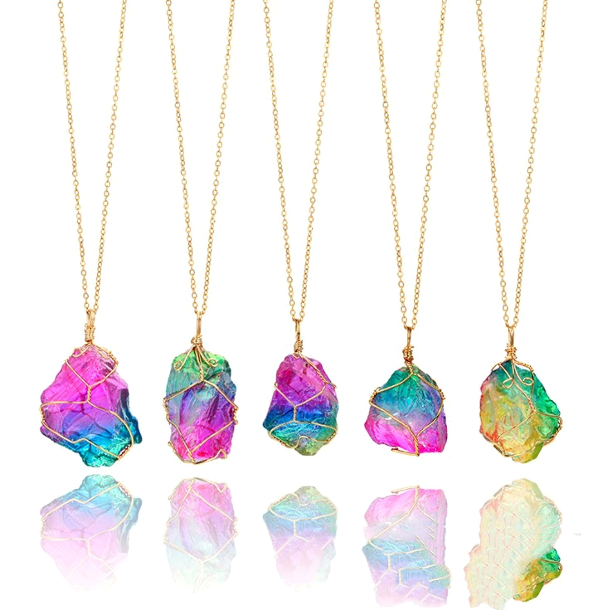 Rainbow Crystal Pendant “Seven Soul Stone” – Wearable Energy. - enhanced image 5