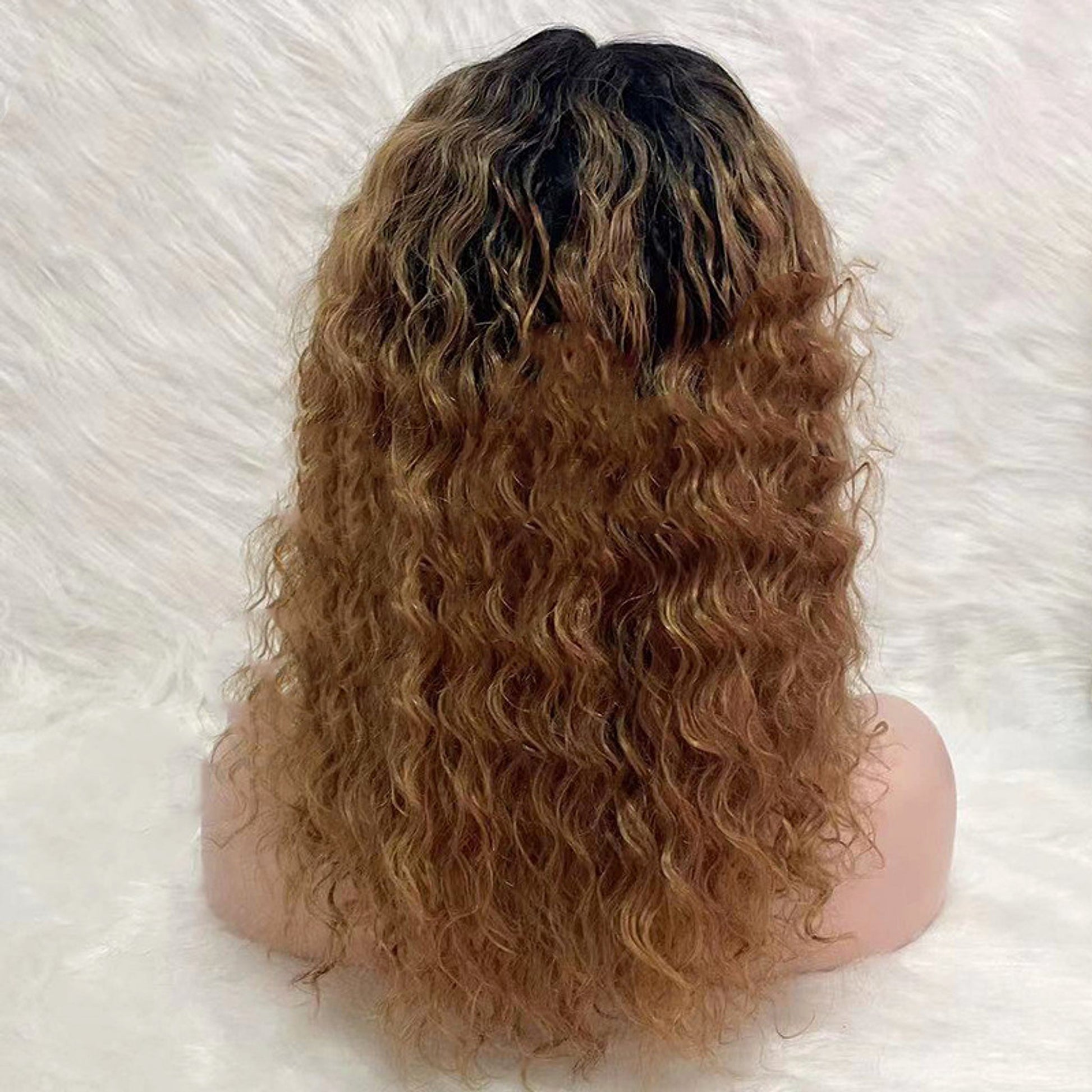 Reality Wig Real Hair Set Sewing Hand Knitted Real Hair - enhanced image 5