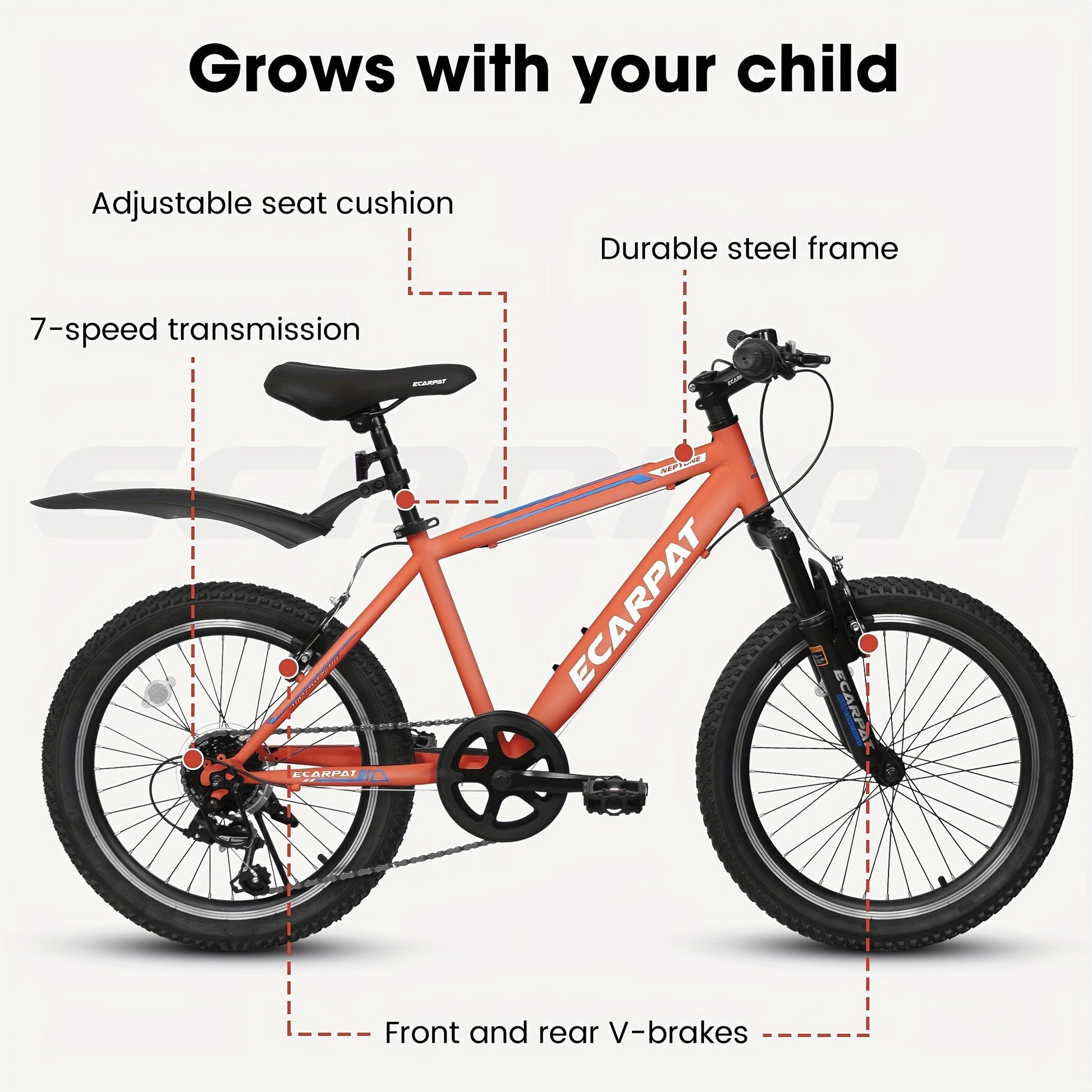 RideStart™ – 20'' Kinder Mountainbike | US Warehouse - enhanced image 5