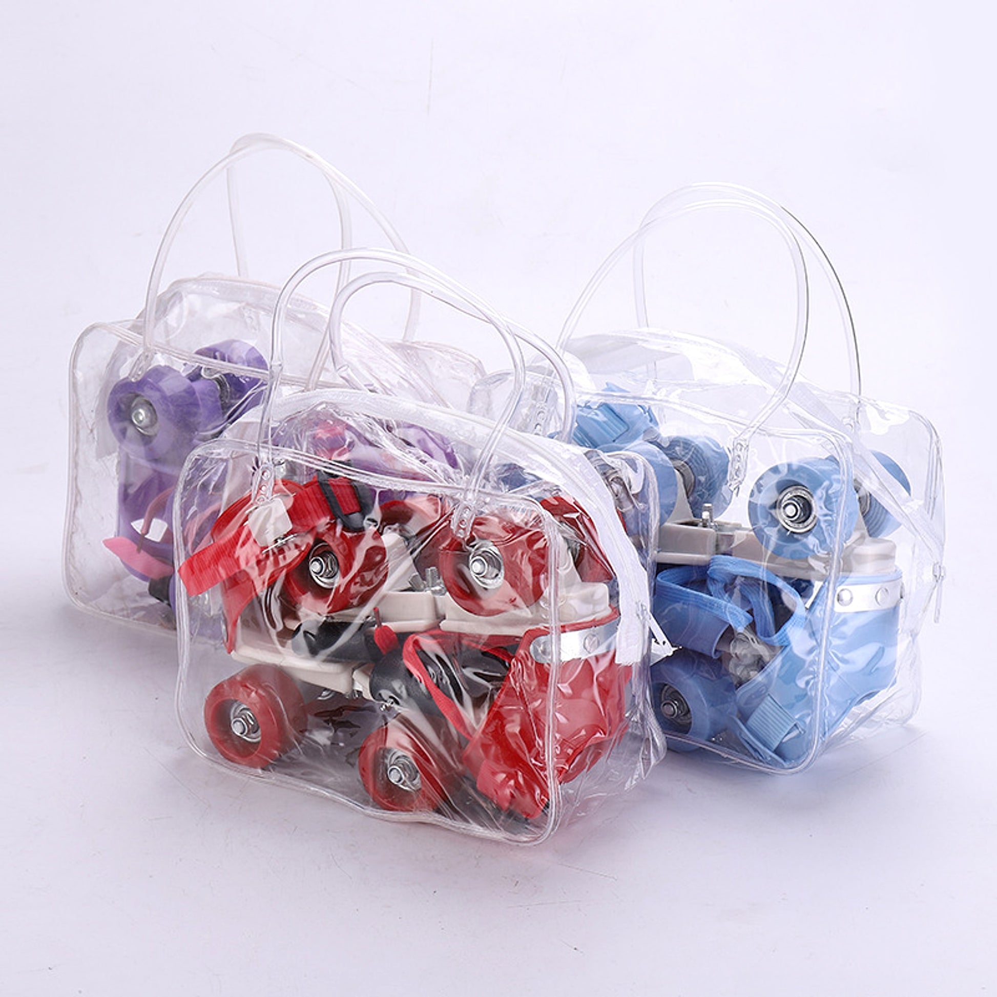 Roller Skates Double Row Pulley Four-wheeled Children's Adjustable Roller Skates Roller Skates - enhanced image 5