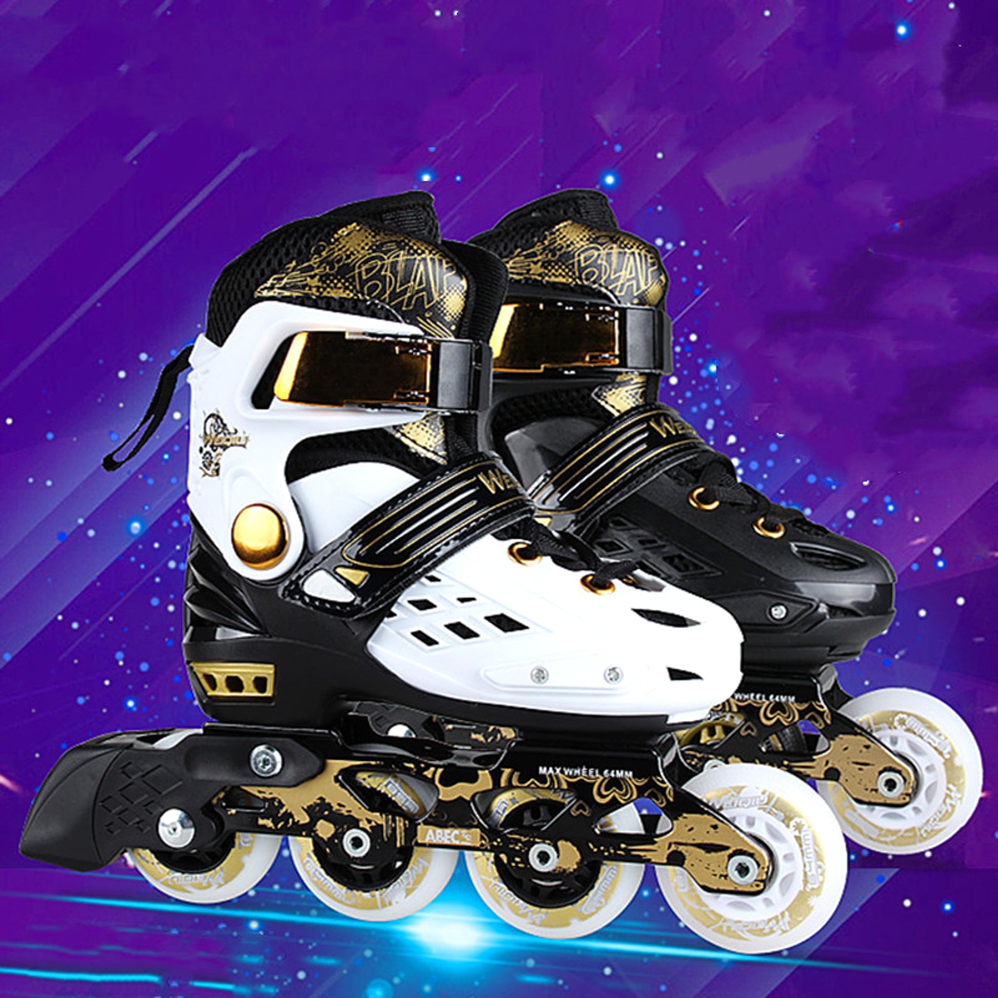 Roller Skates Skating Children Full Flashing - enhanced image 5