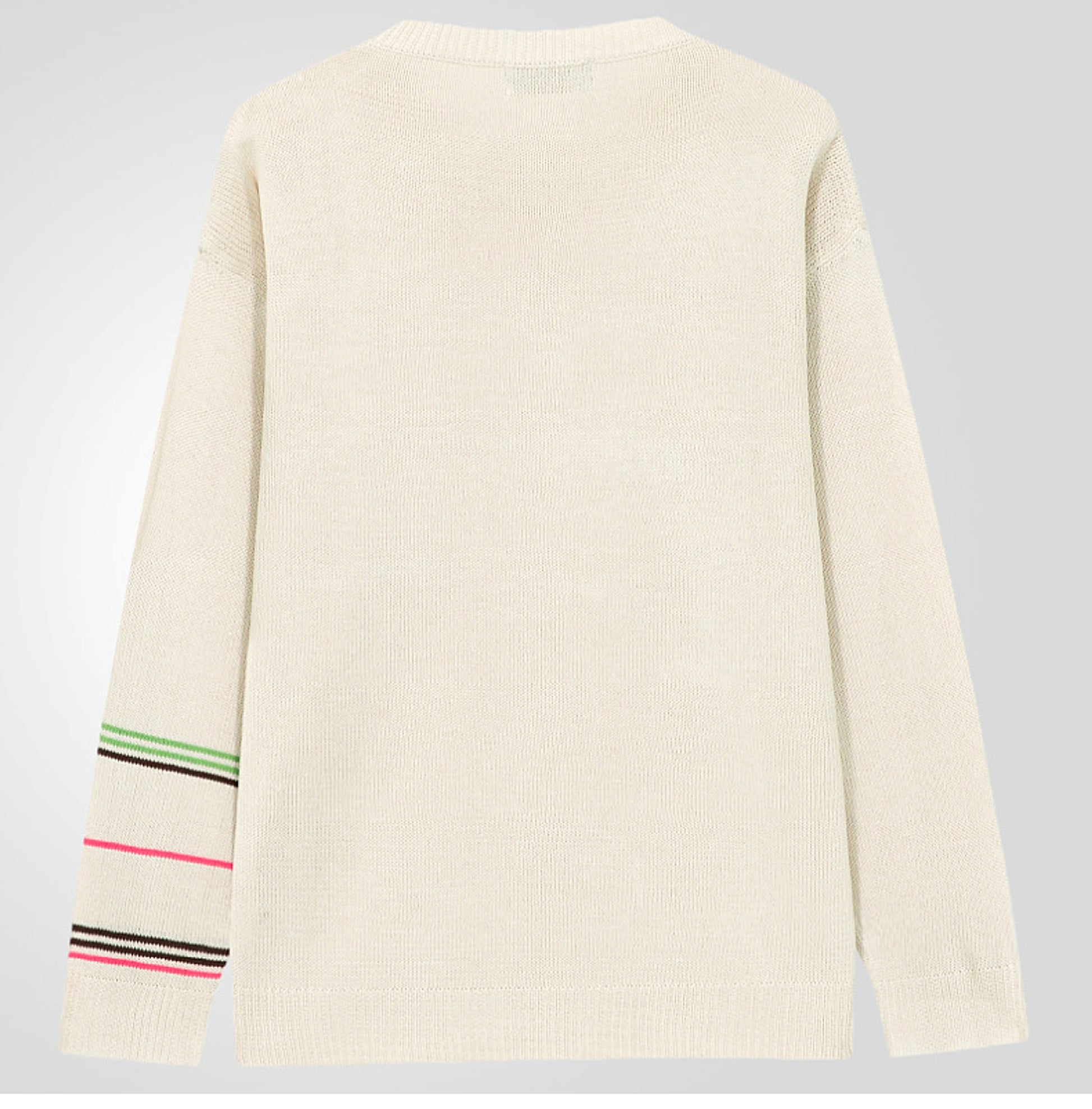 Round Neck Pullover Long Sleeve Base Lightweight Sweater - enhanced image 5