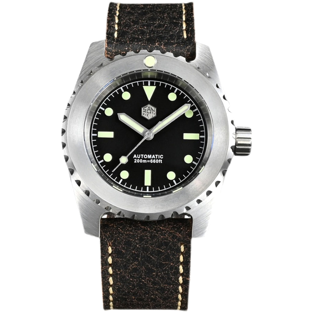 San Martin - Men's Stainless Steel Diving Automatic Mechanical Sports Watch - enhanced image 5