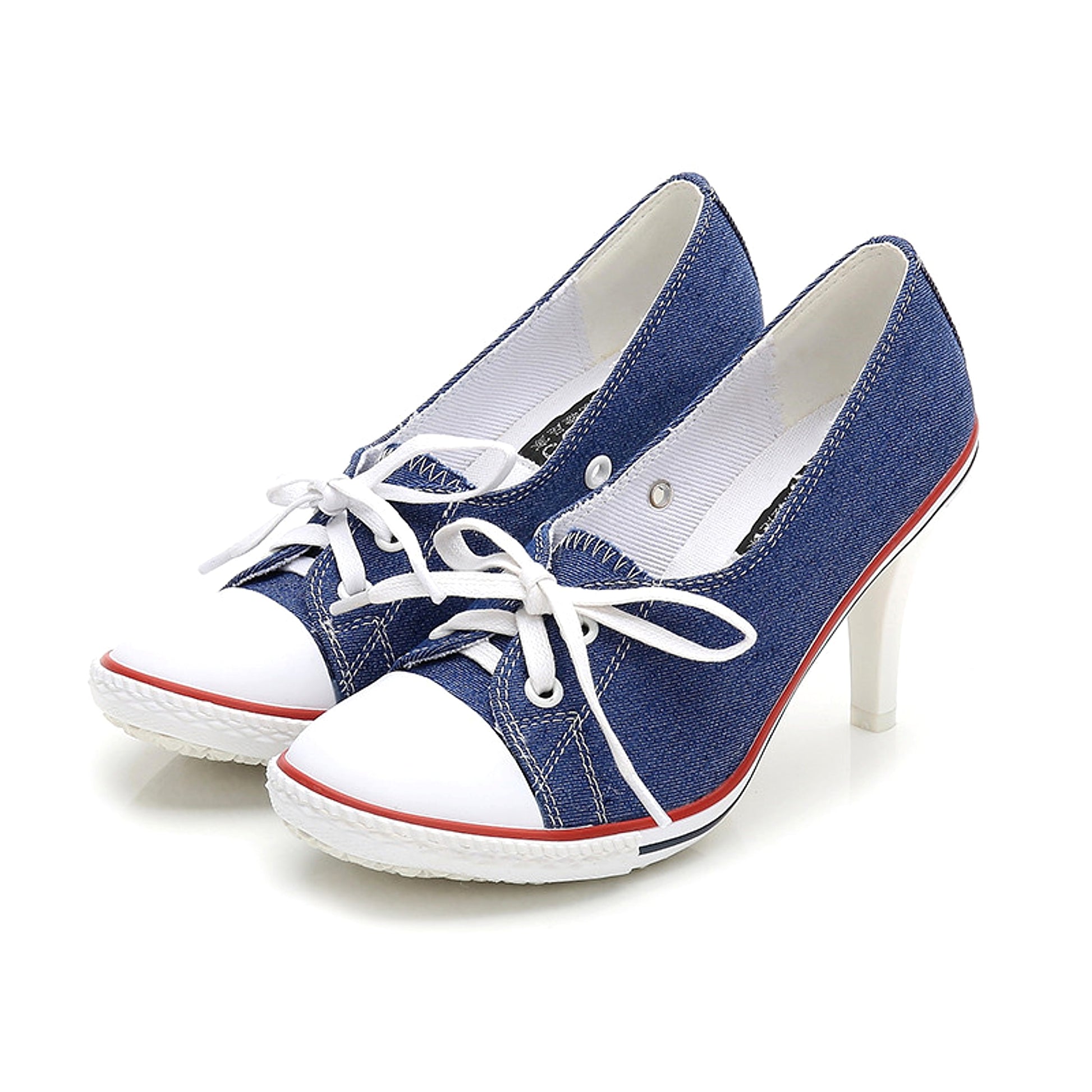 SeoulLift™ – Korean Canvas High-Sole Sneakers (Women) - enhanced image 5