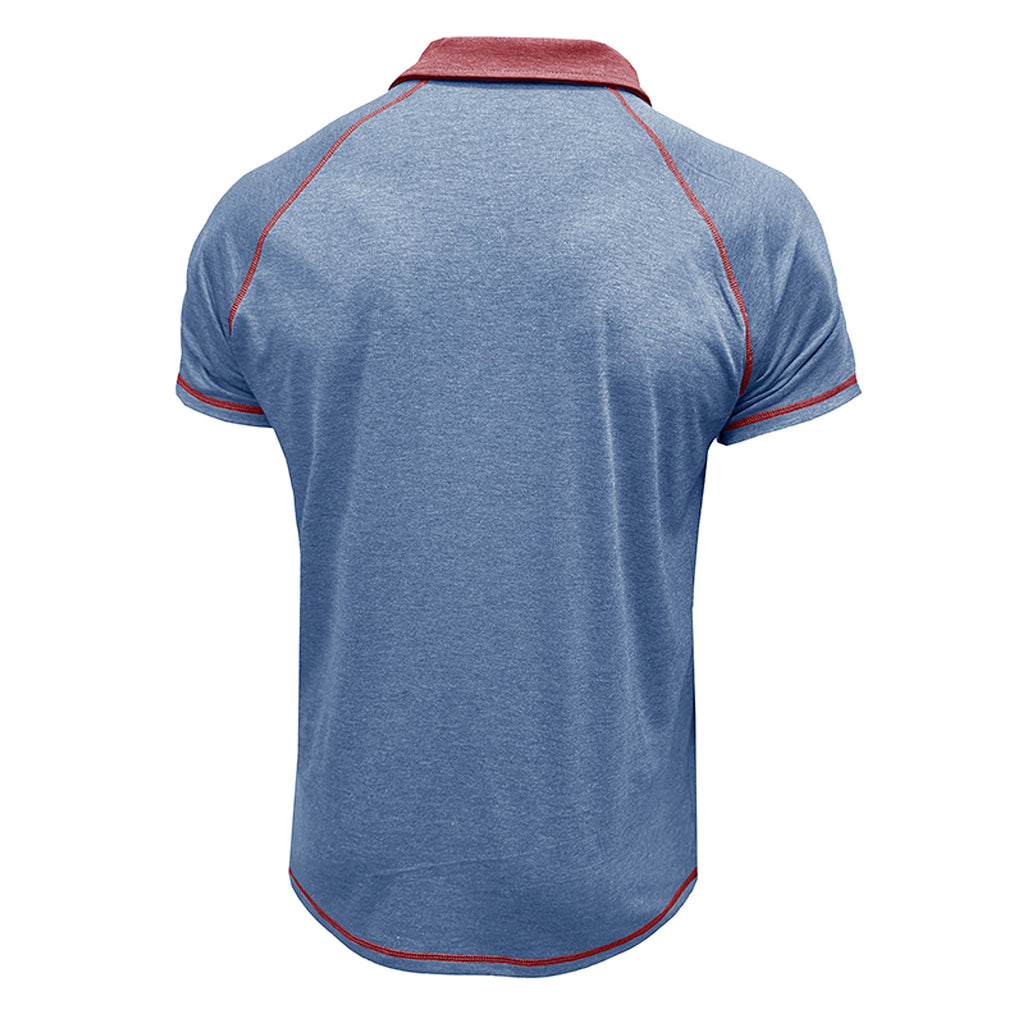 Short-sleeved Lapel T-shirt POLO Bottoming Shirt Men Clothing - enhanced image 5