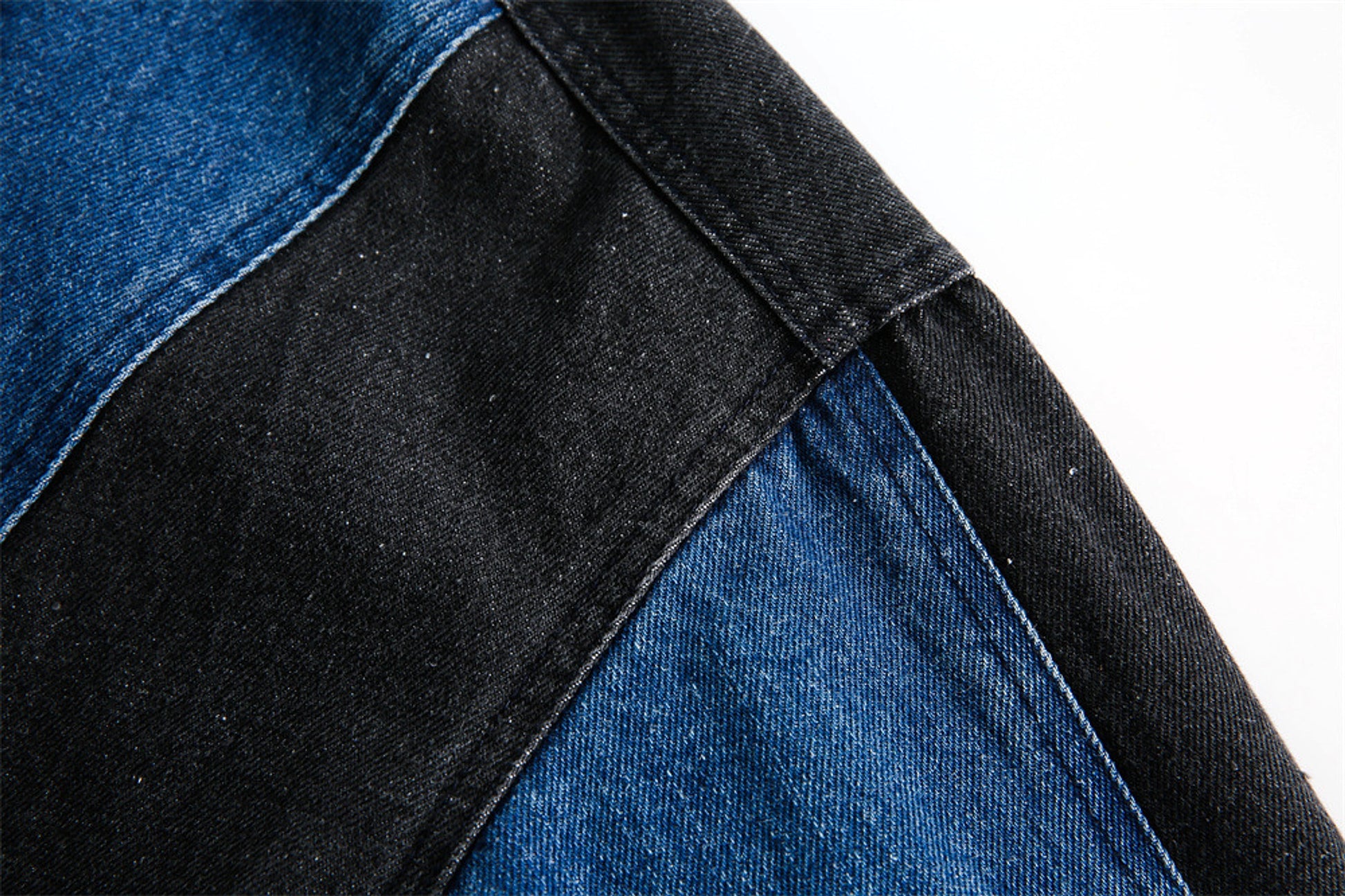 Side Stripe Stitching Loose Denim Jacket Men And Women European And American - enhanced image 5