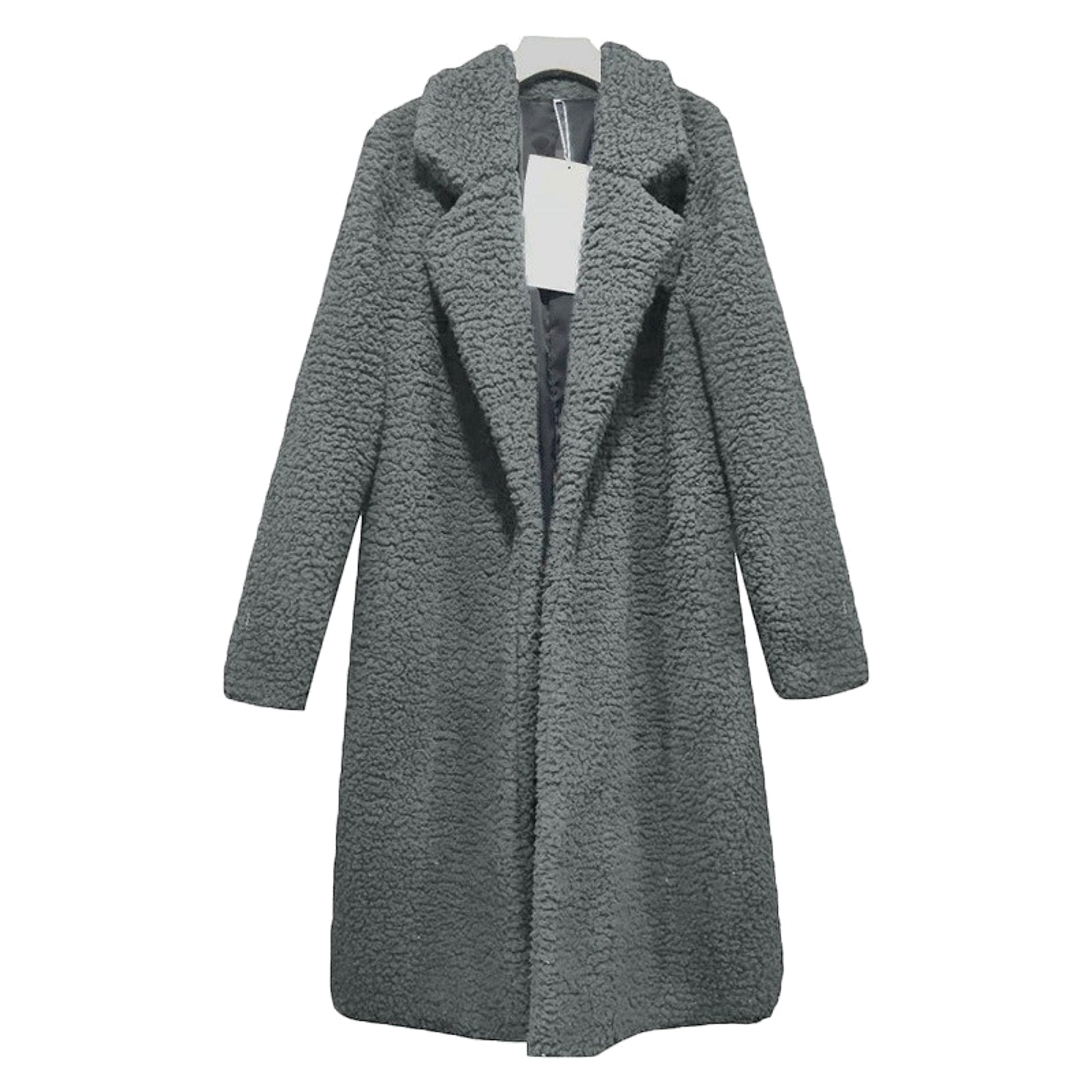 Slim Women's Lapel Long Sleeve Solid Color Street Jacket - enhanced image 5